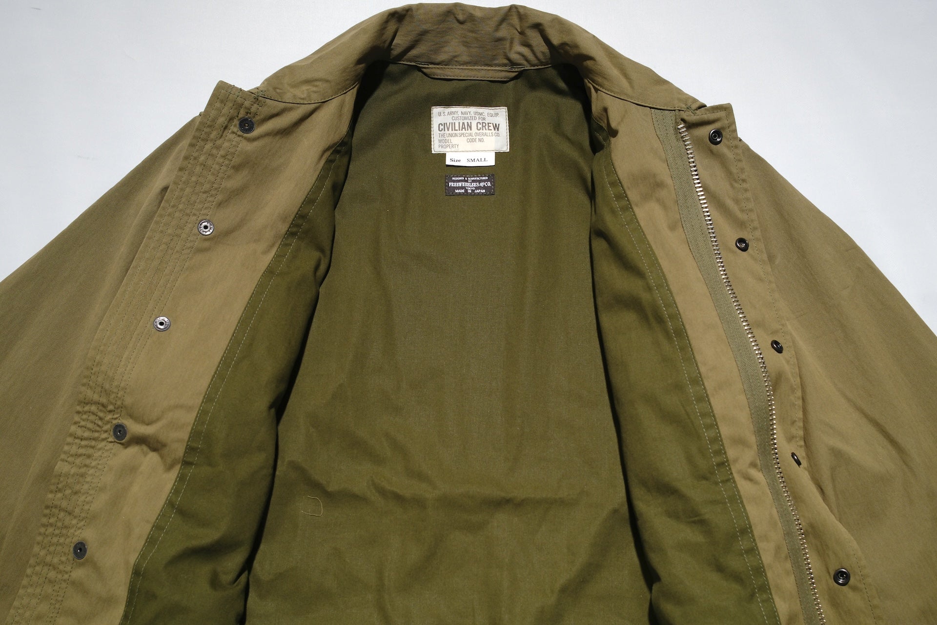 Freewheelers Cotton/Nylon “M-1951” Field Jacket (Olive)