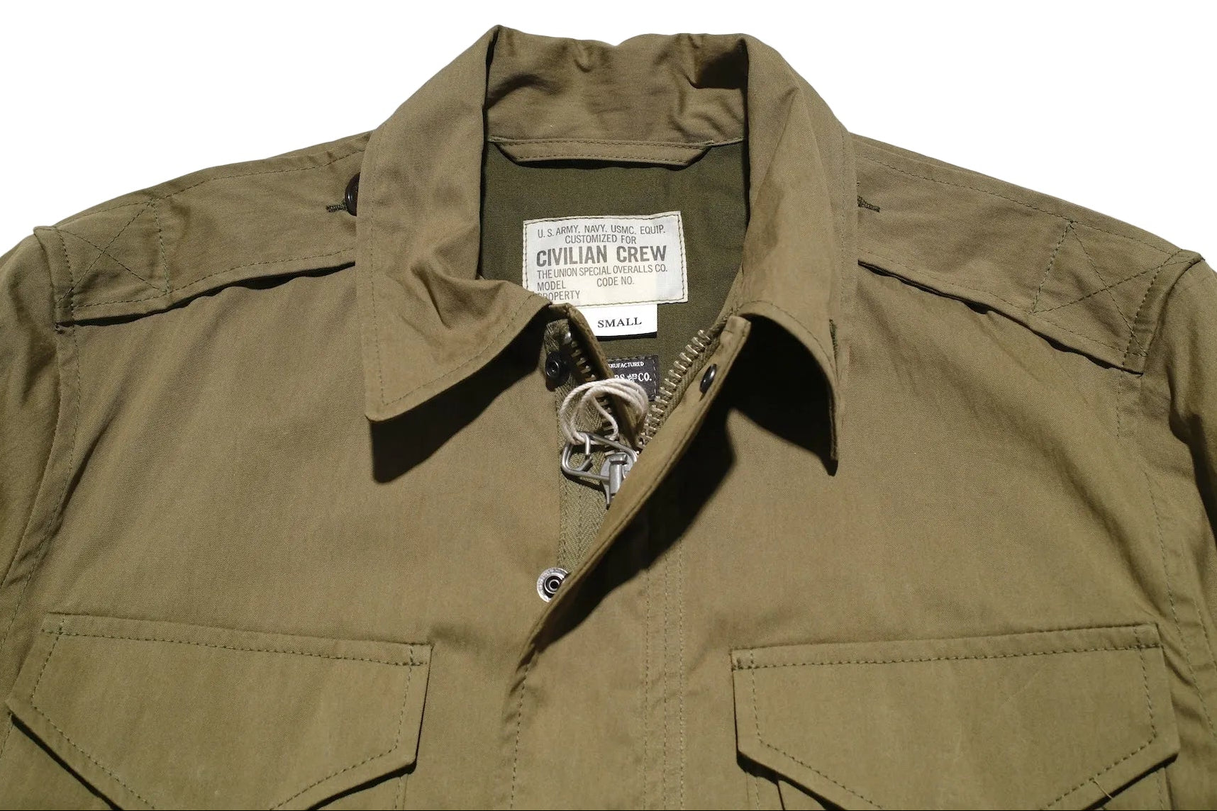 Freewheelers Cotton/Nylon “M-1951” Field Jacket (Olive)