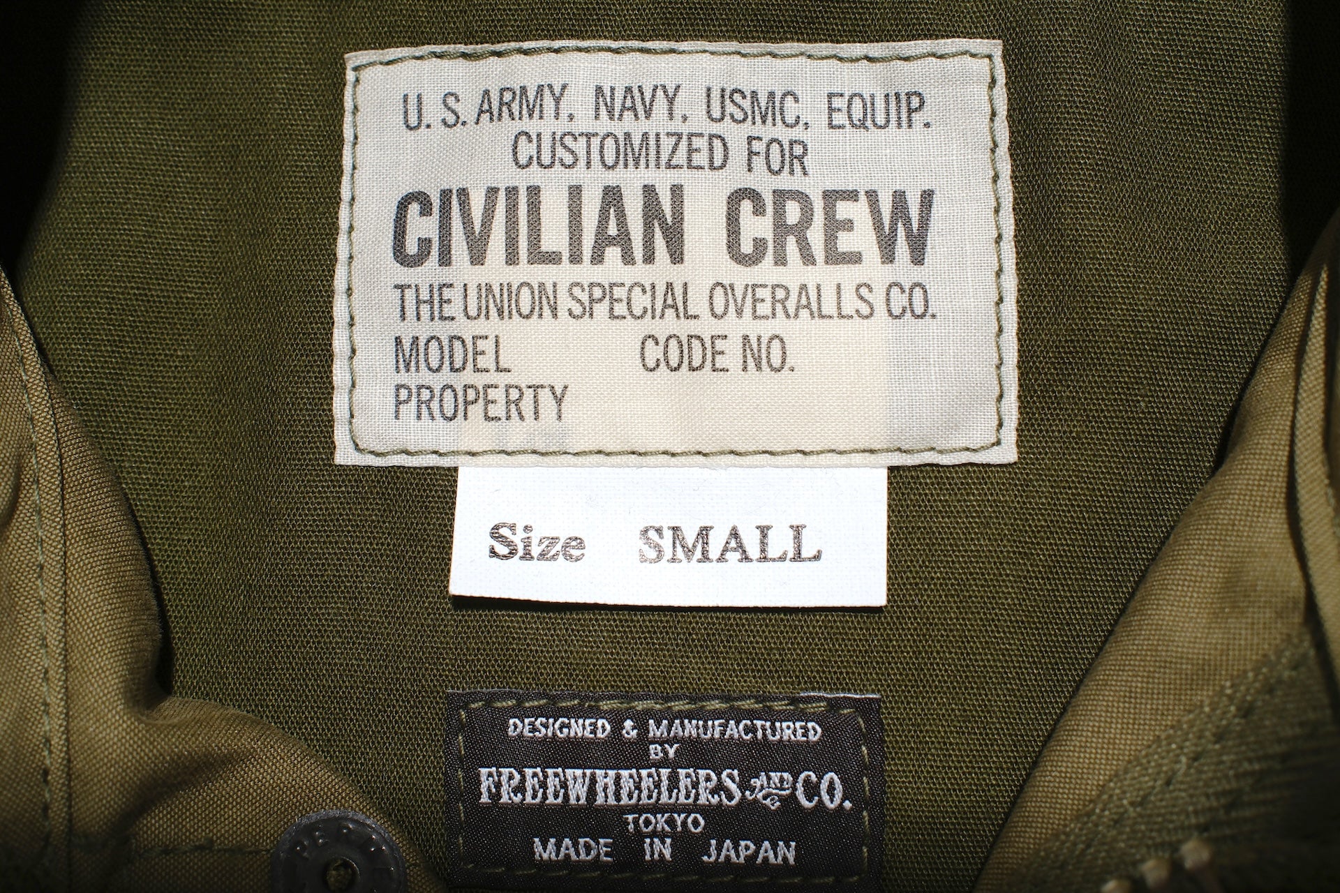 Freewheelers Cotton/Nylon “M-1951” Field Jacket (Olive)