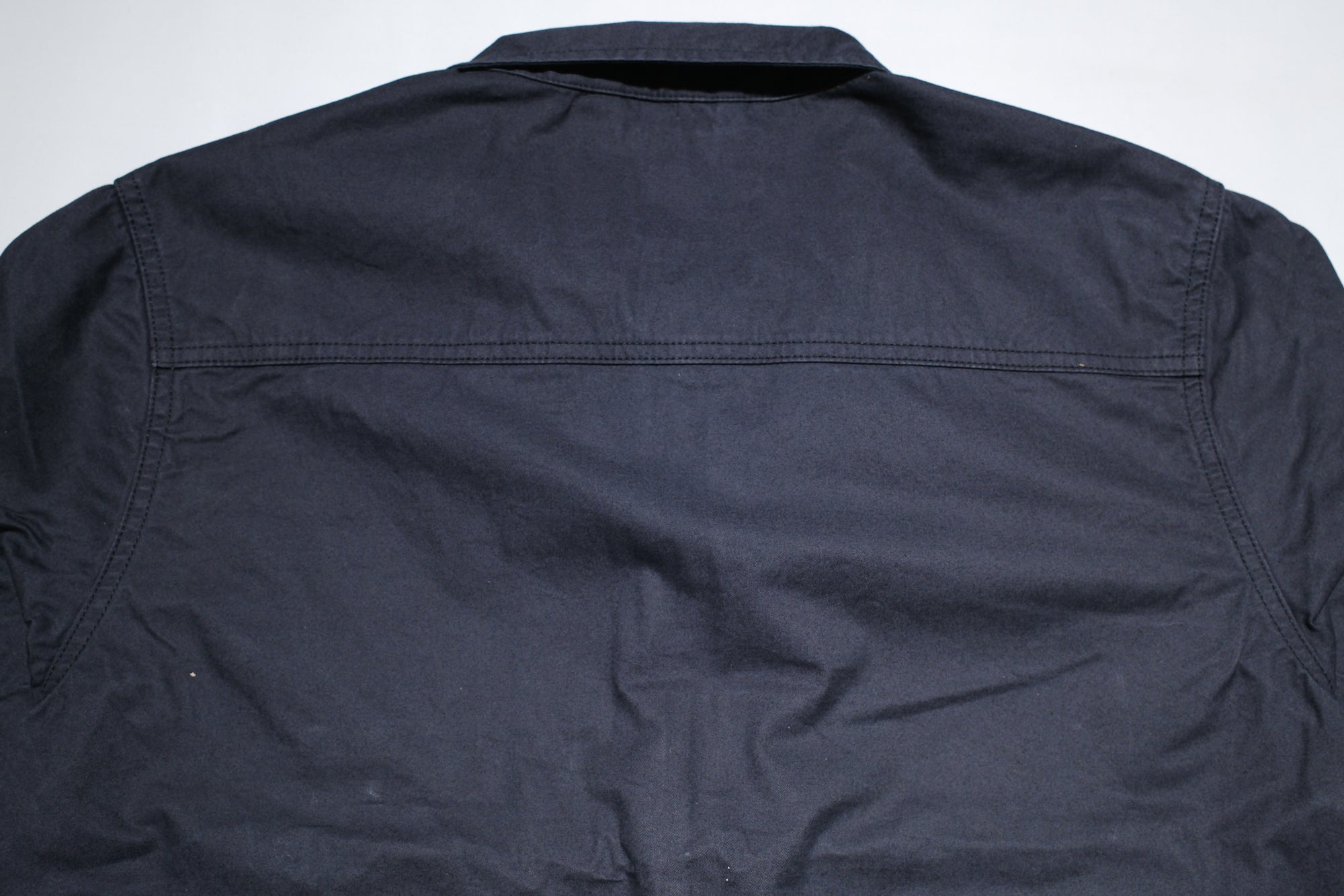 Iron Heart “All-Season” Cotton Serge Drizzler Jacket  (Jet Black)