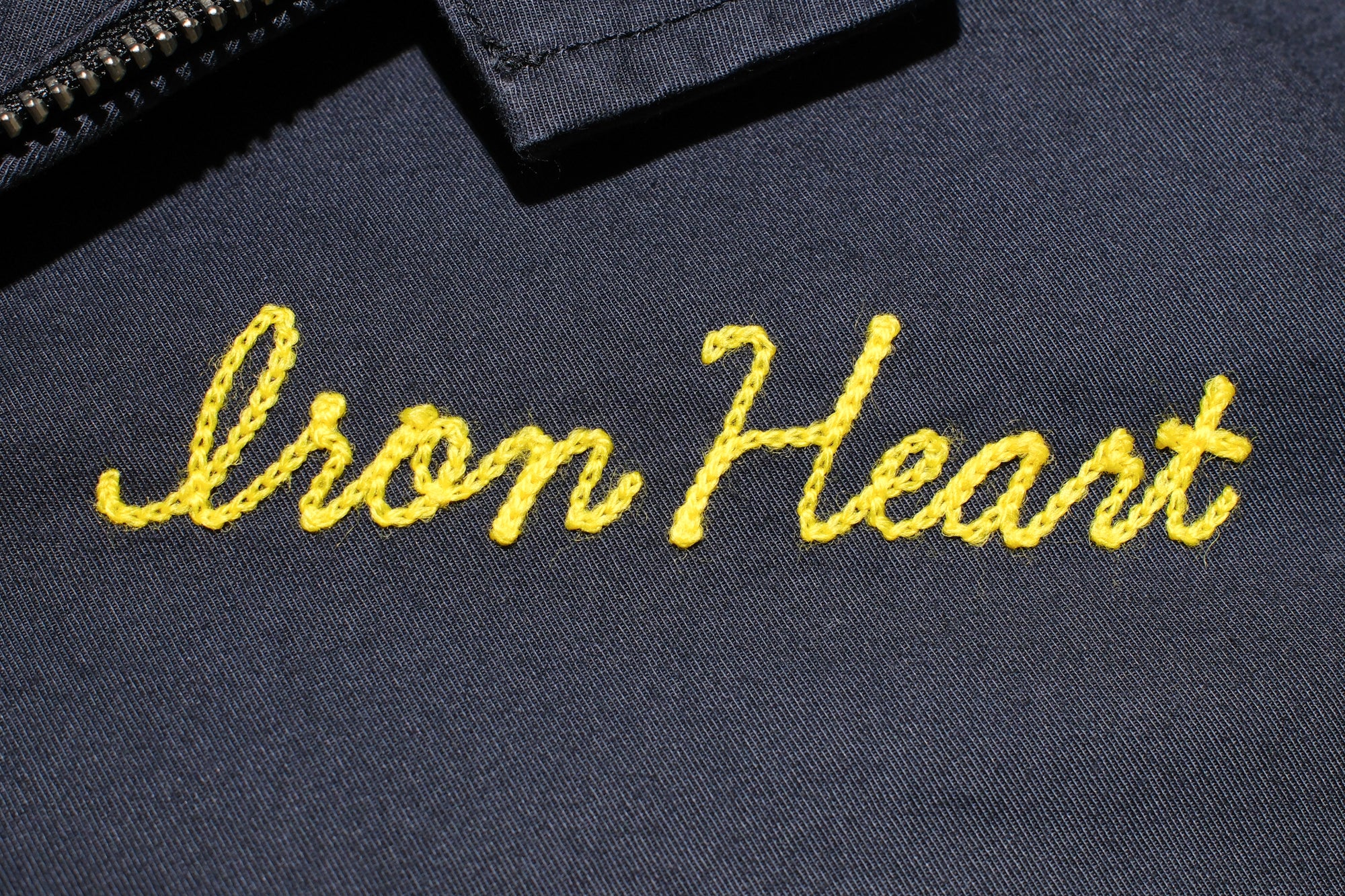 Iron Heart “All-Season” Cotton Serge Drizzler Jacket  (Jet Black)
