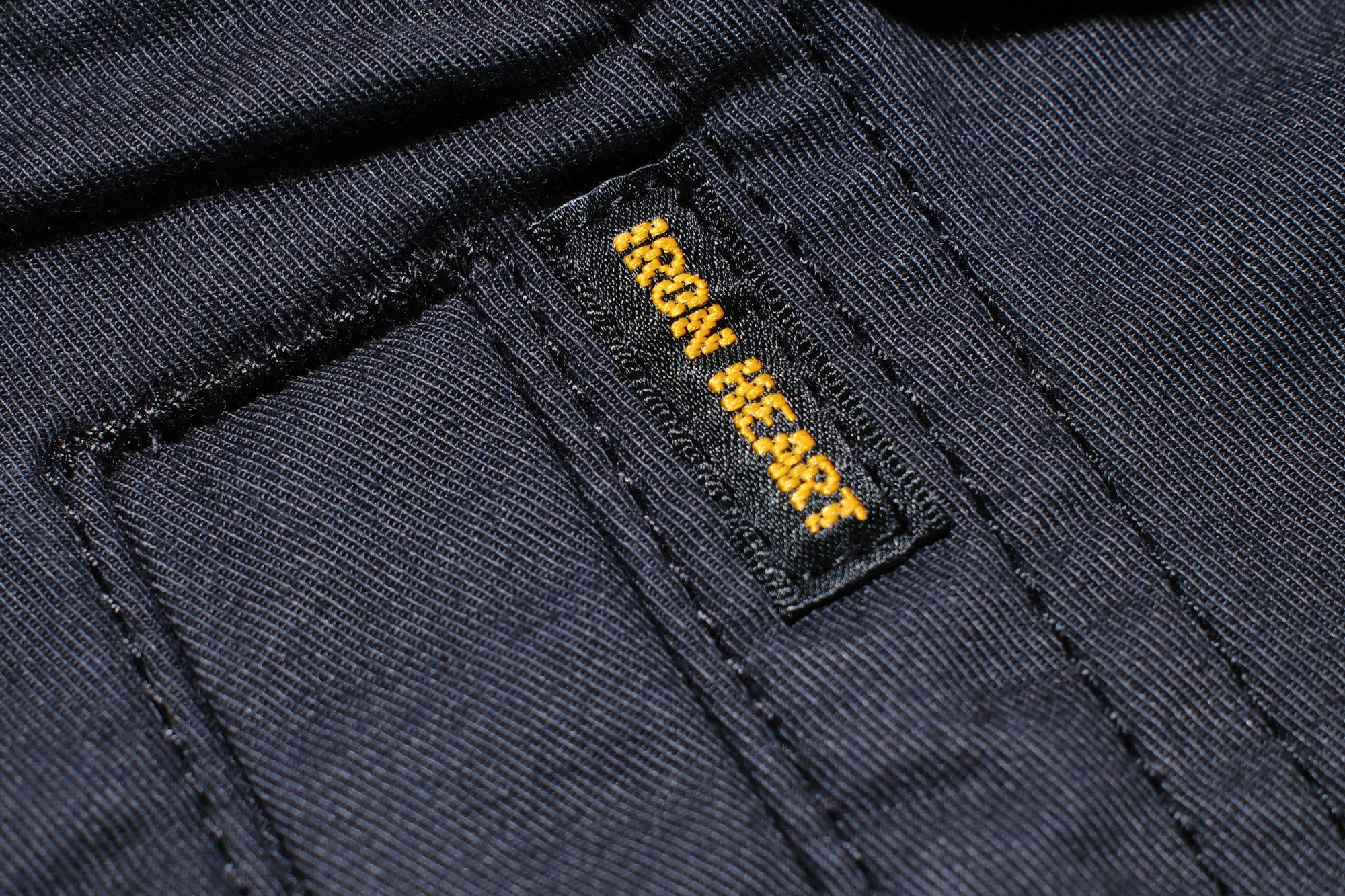 Iron Heart “All-Season” Cotton Serge Drizzler Jacket  (Jet Black)