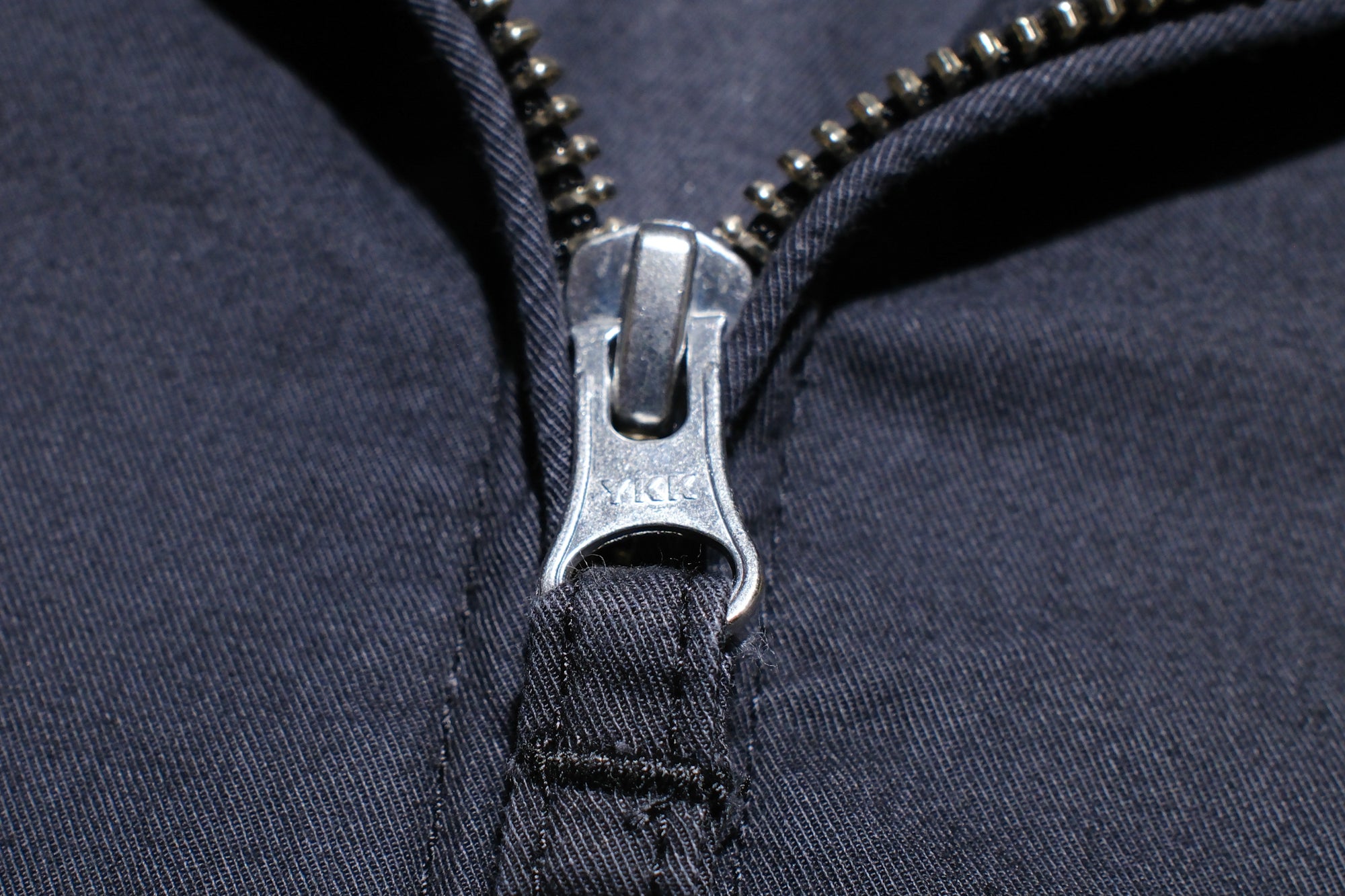 Iron Heart “All-Season” Cotton Serge Drizzler Jacket  (Jet Black)
