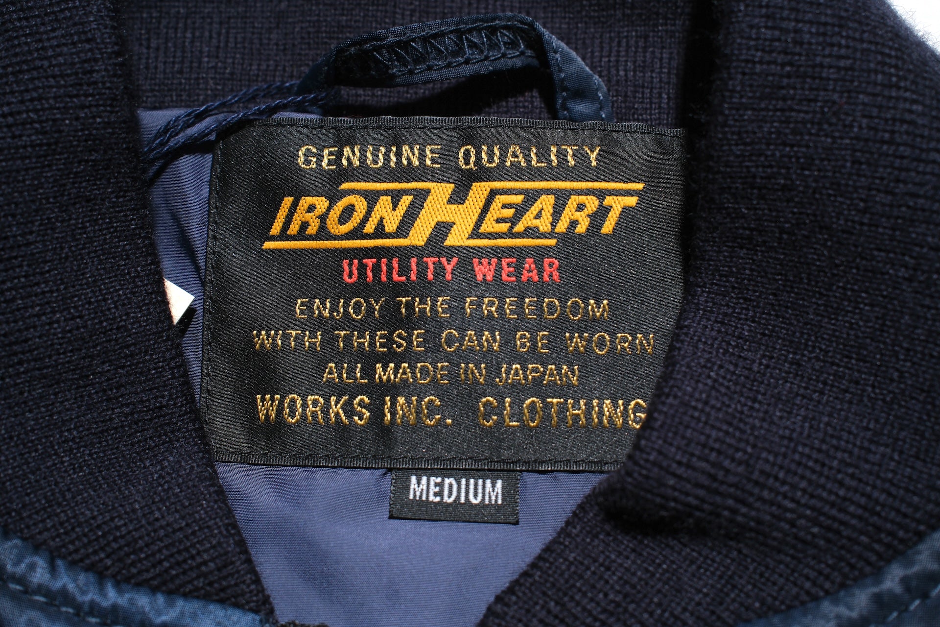 Iron Heart “All-Season” L-2B Nylon Jacket (Navy)