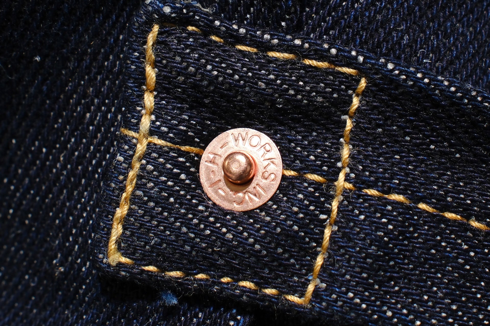 Iron Heart 14oz Indigo Dyed Cotton/Linen Denim Type II Jacket