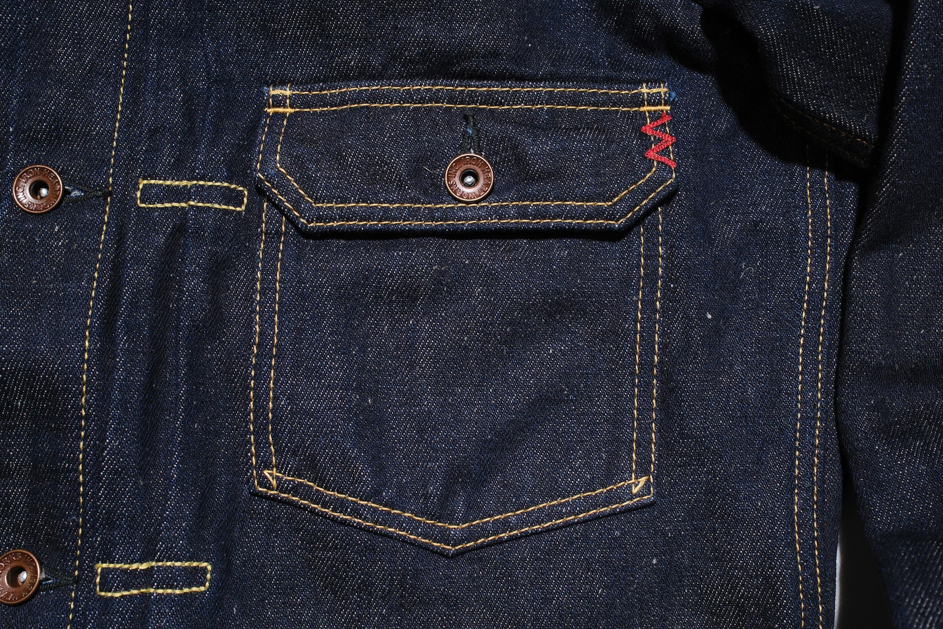 Iron Heart 14oz Indigo Dyed Cotton/Linen Denim Type II Jacket