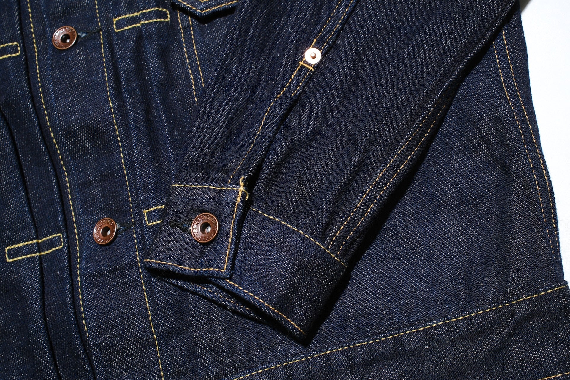 Iron Heart 14oz Indigo Dyed Cotton/Linen Denim Type II Jacket