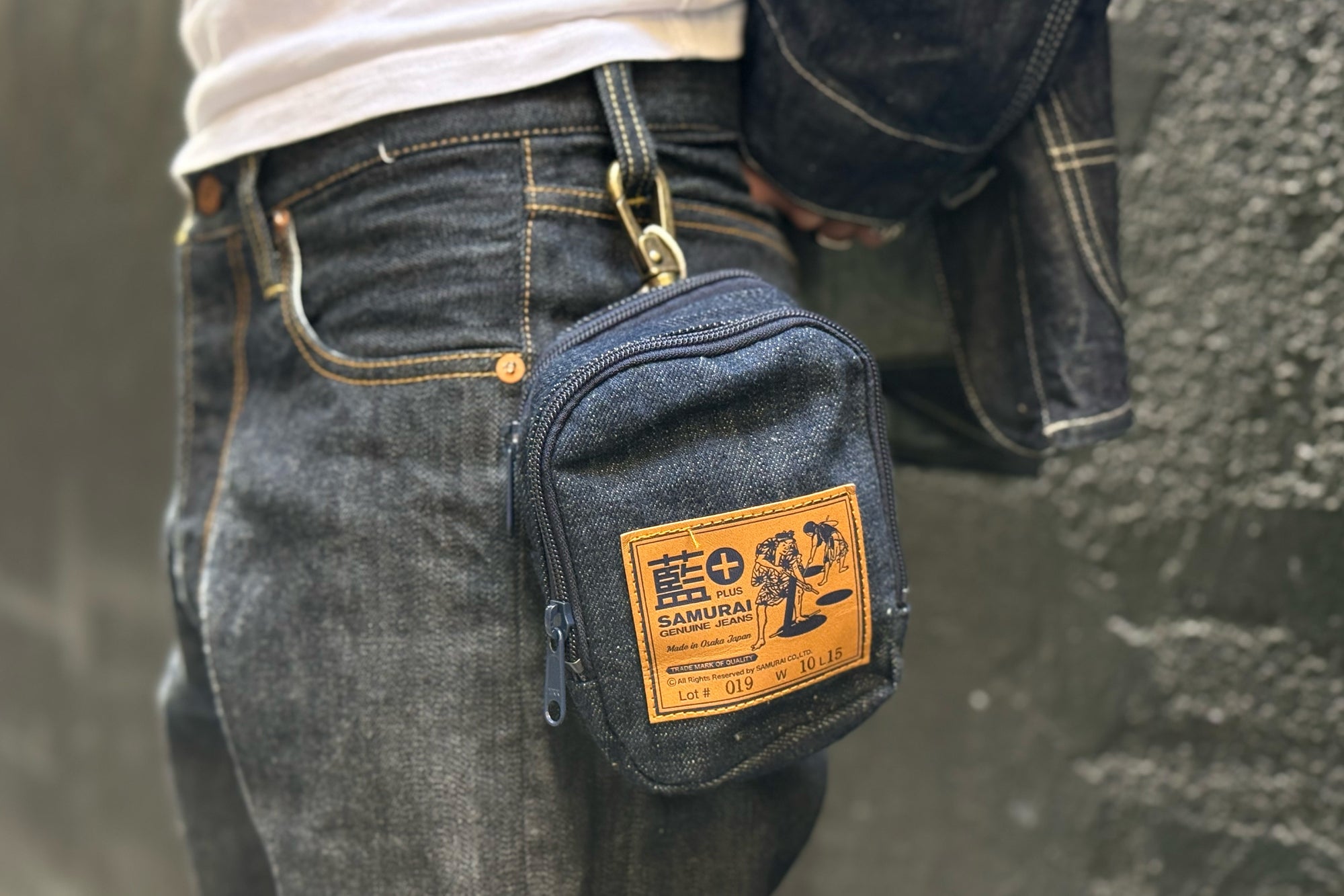 Samurai 18oz “Indigo Plus” Denim Pouch Bag