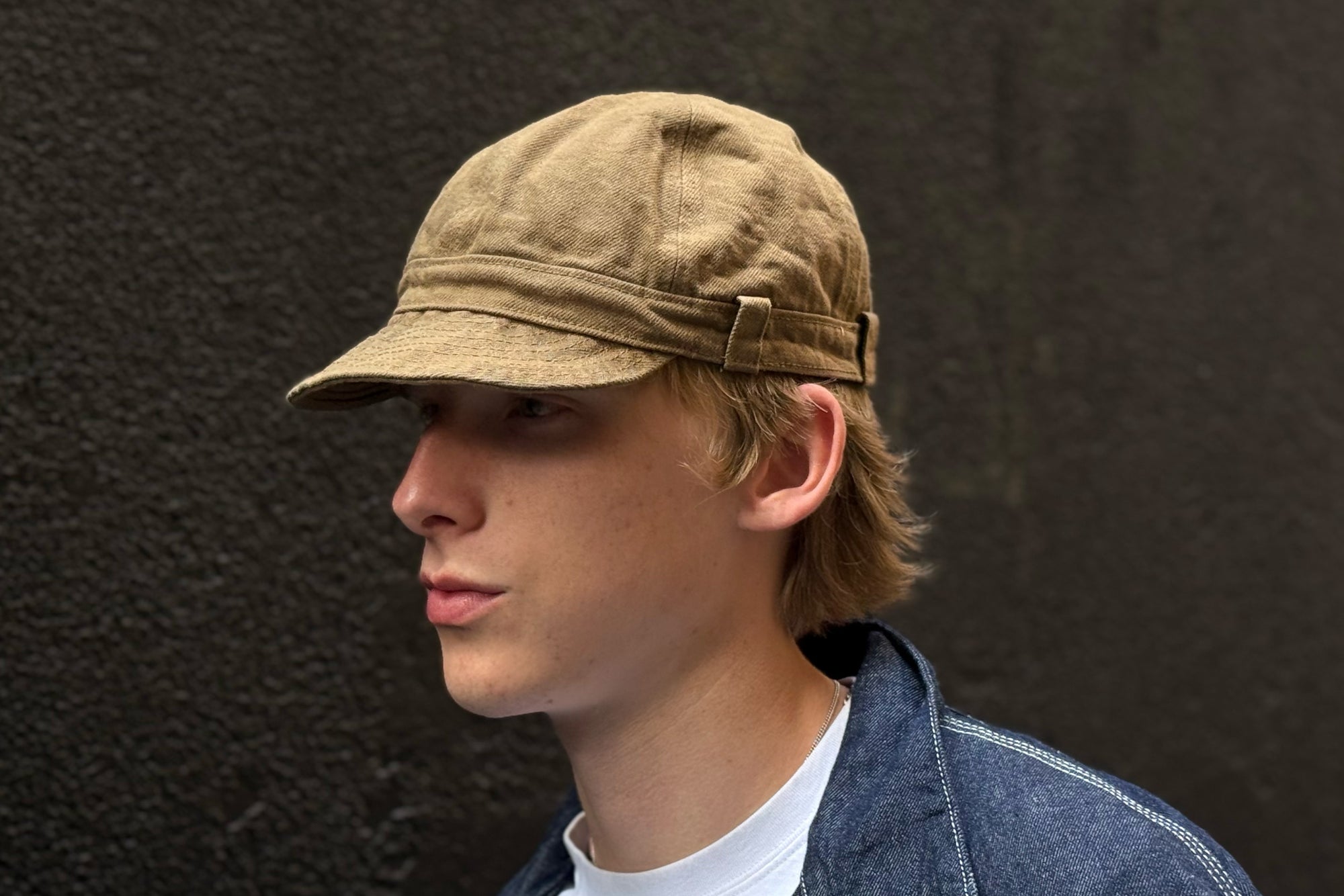 Samurai 15oz Selvage Duck Canvas Work Cap (Khaki)
