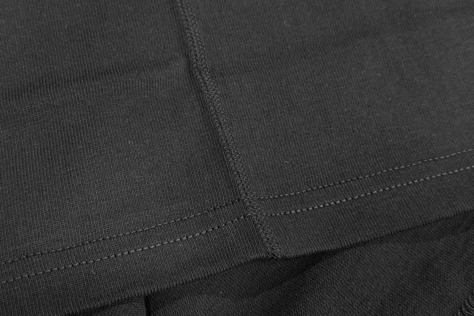 Unique Garment 8oz ‘Drill’ Loopwheeled Tee (Dawn Black)