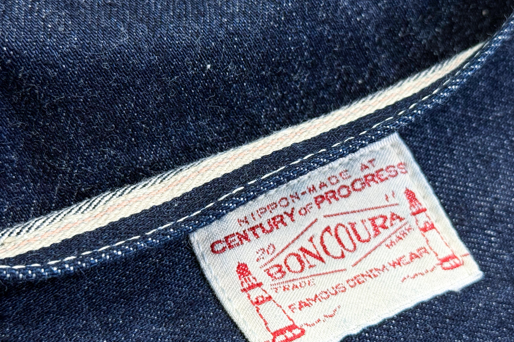 BONCOURA 15oz Indigo Dyed "Ike-Momen"  Denim Painter Pants (Classic Straight fit)