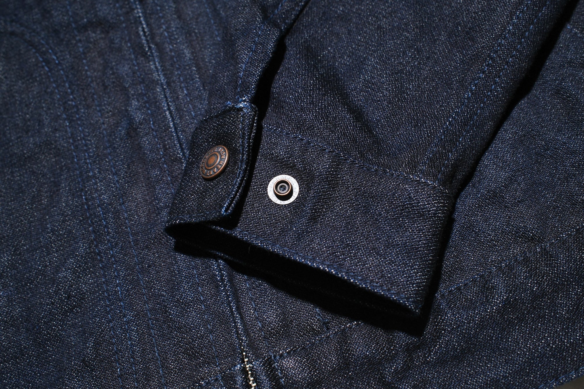 Iron Heart 14oz Selvage Broken Twill Denim Mechanic Work Jacket (Indigo)