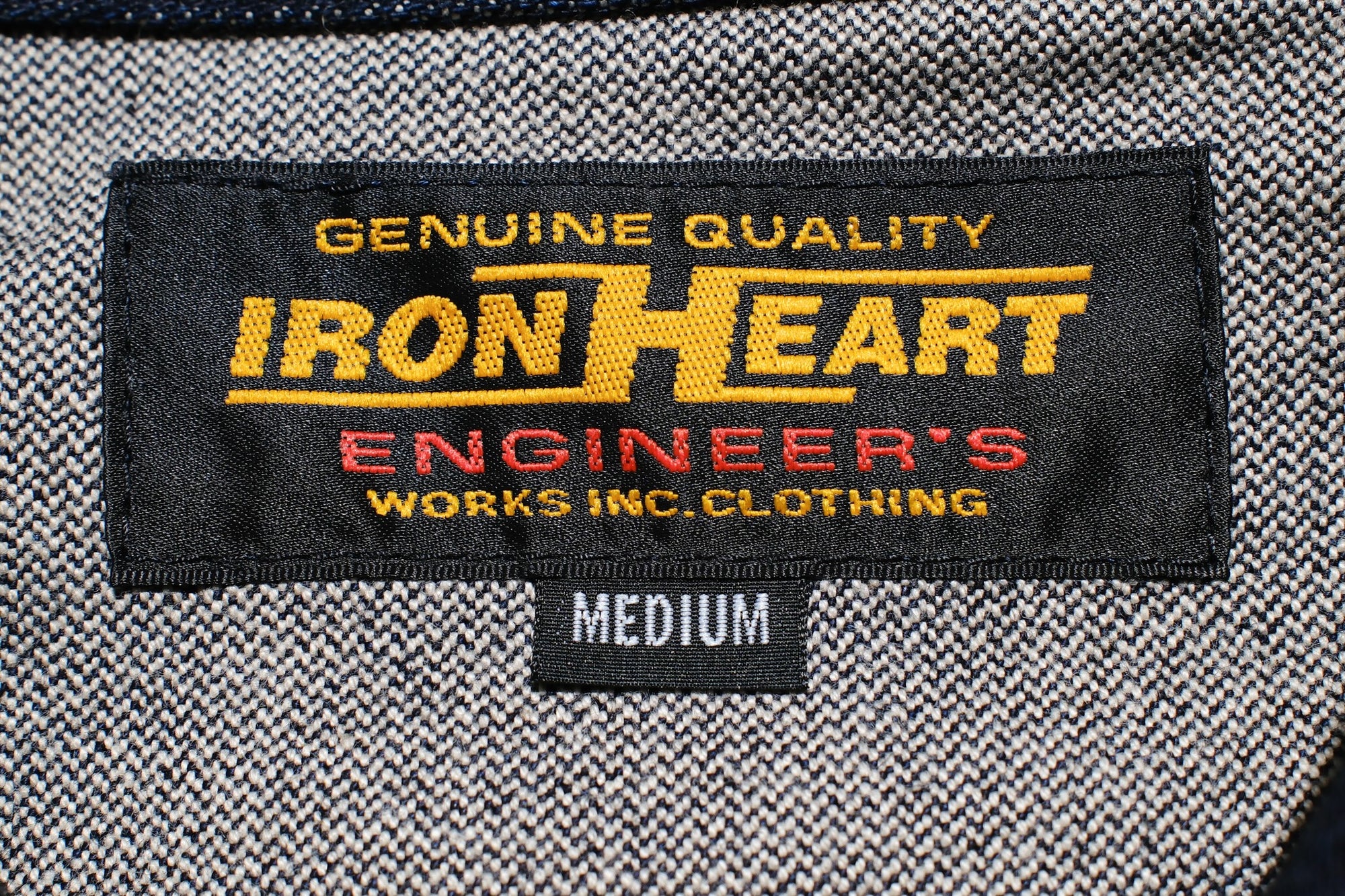 Iron Heart 14oz Selvage Broken Twill Denim Mechanic Work Jacket (Indigo)