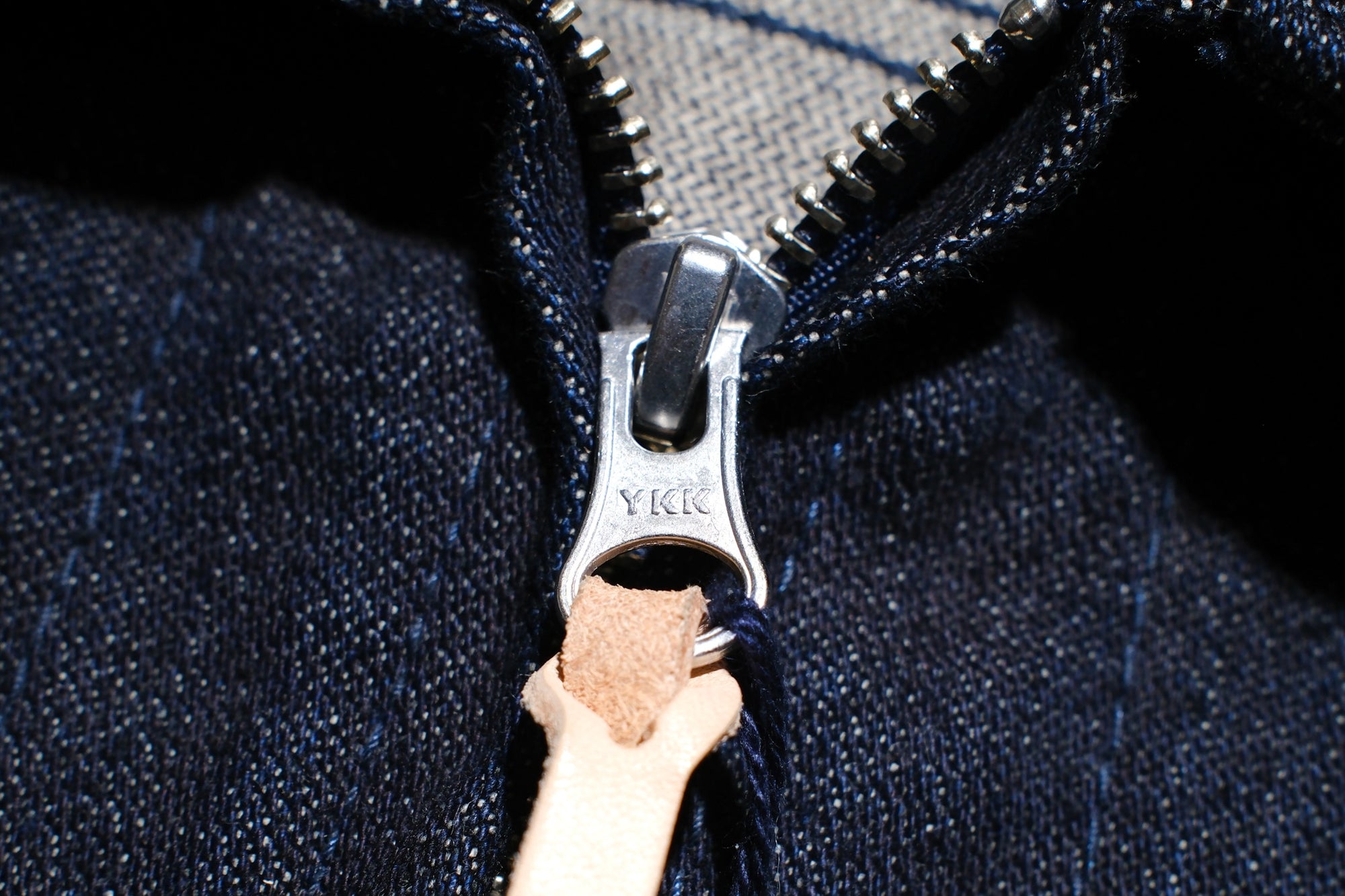 Iron Heart 14oz Selvage Broken Twill Denim Mechanic Work Jacket (Indigo)