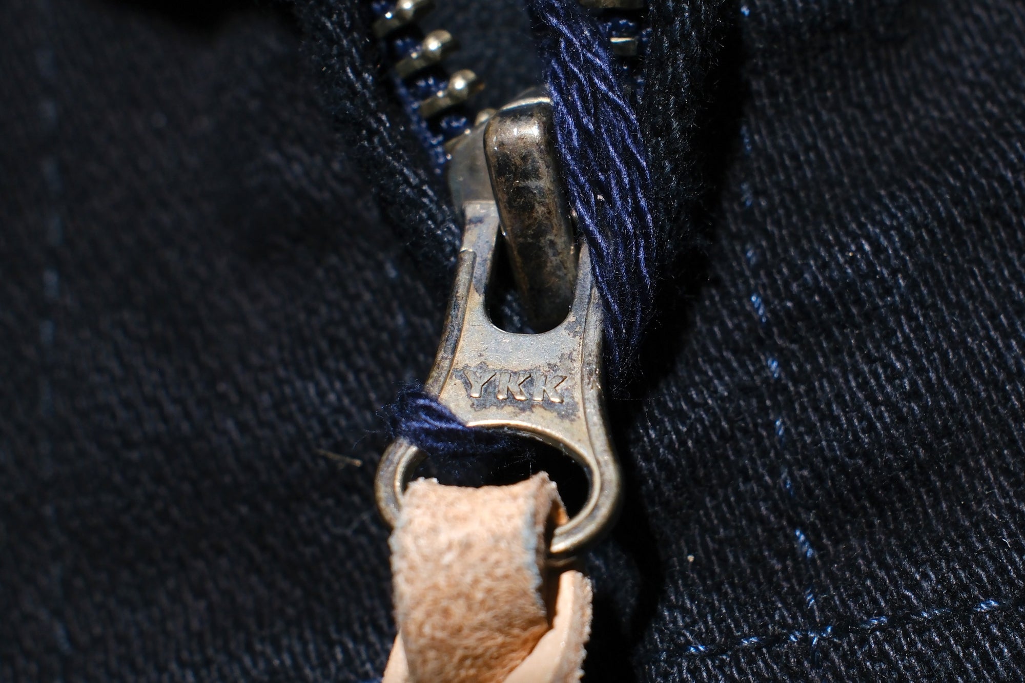Iron Heart 14oz Selvage Broken Twill Denim Mechanic Work Jacket (Black Overdyed)