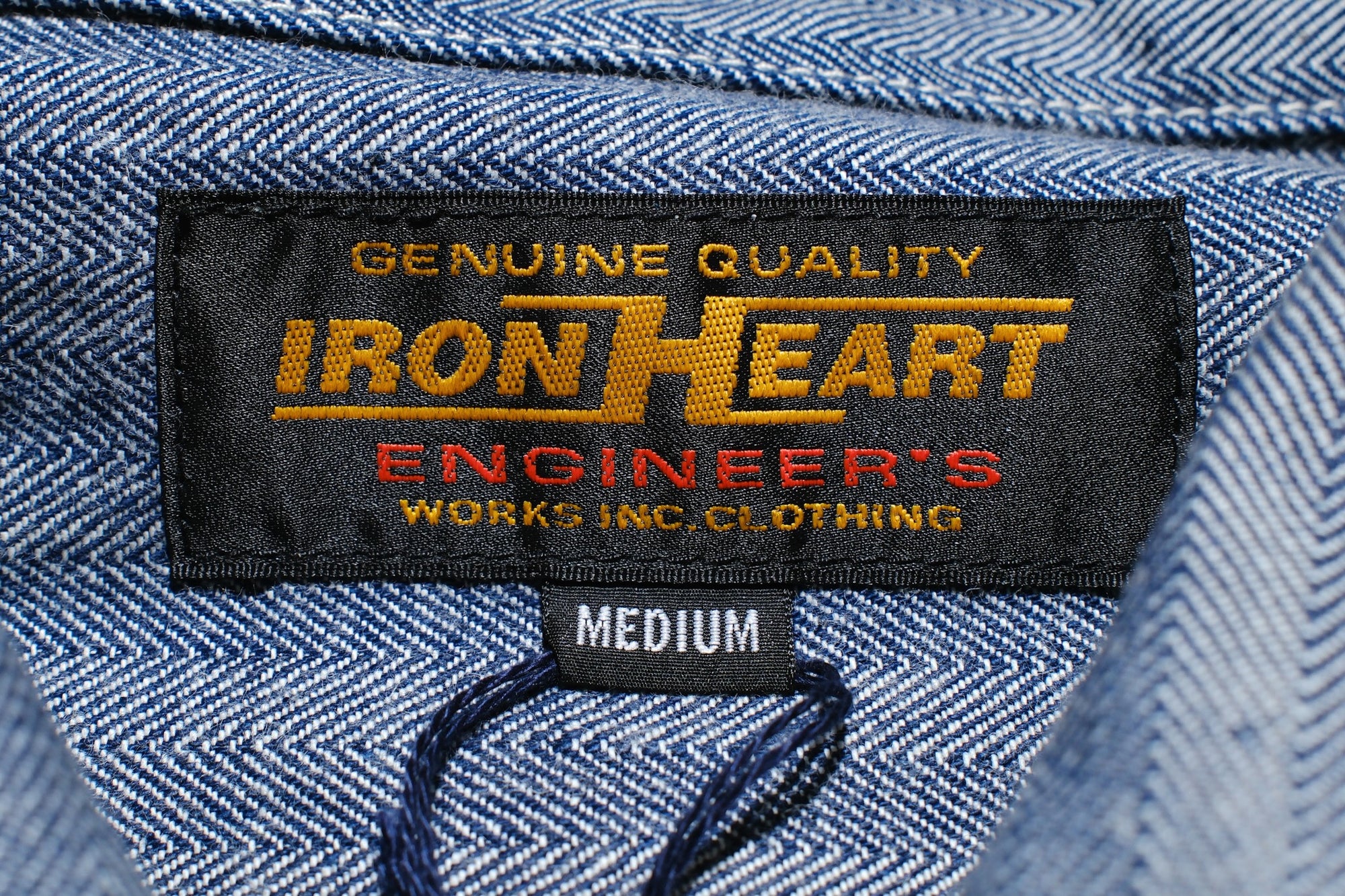 Iron Heart 10.5oz HBT Mechanic Work Jacket (Indigo)