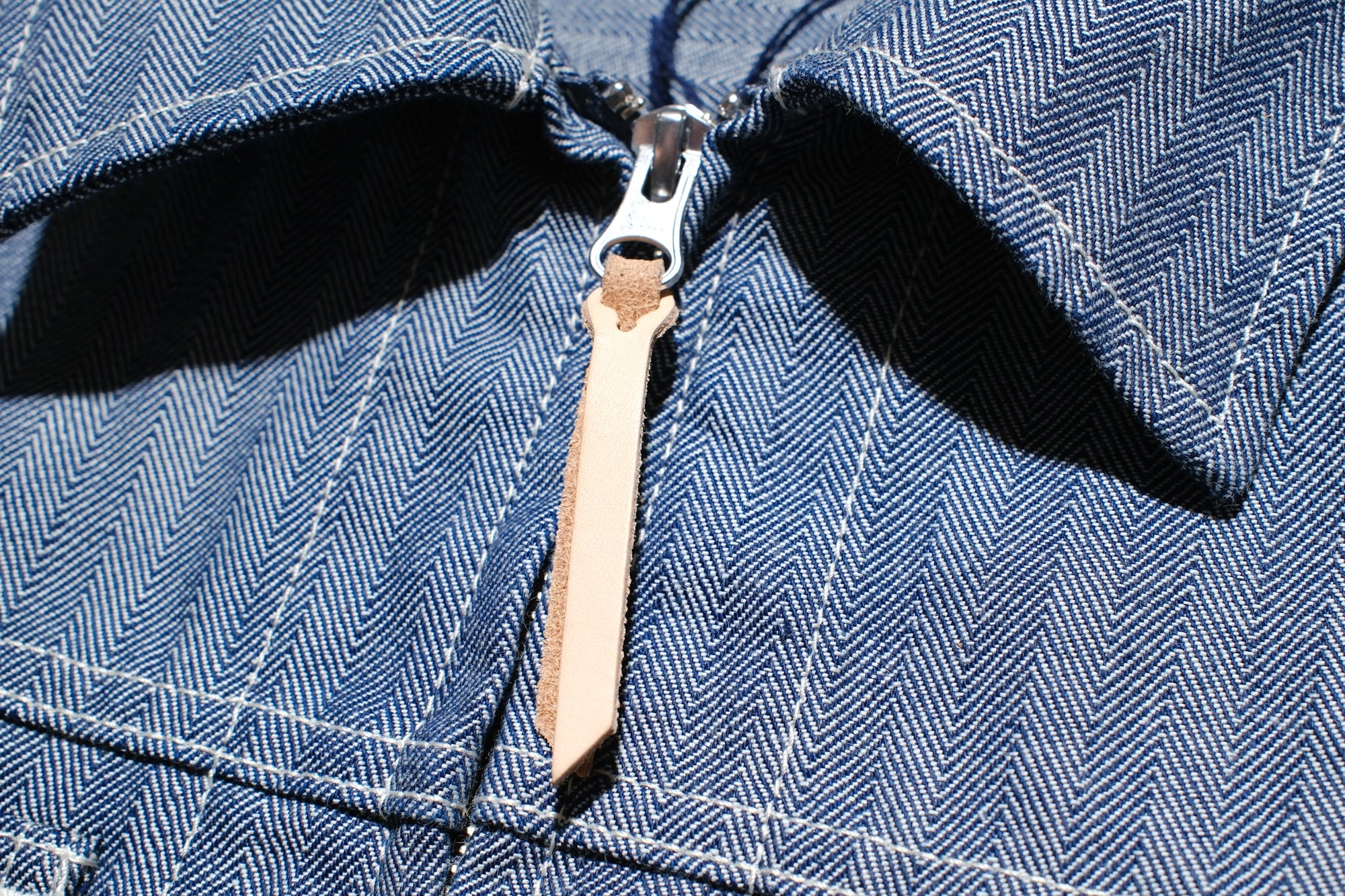 Iron Heart 10.5oz HBT Mechanic Work Jacket (Indigo)