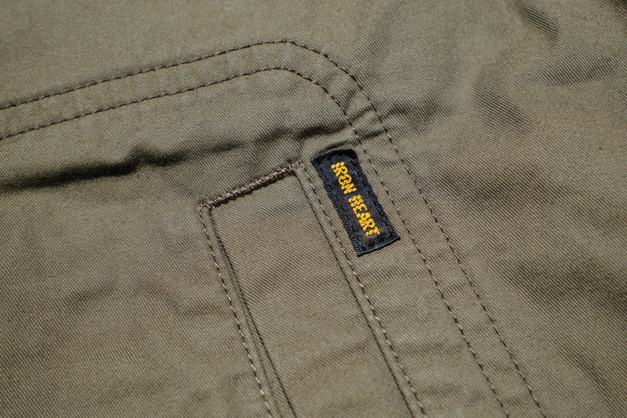 Iron Heart “All-Season” Cotton Serge Drizzler Jacket (OD Green)