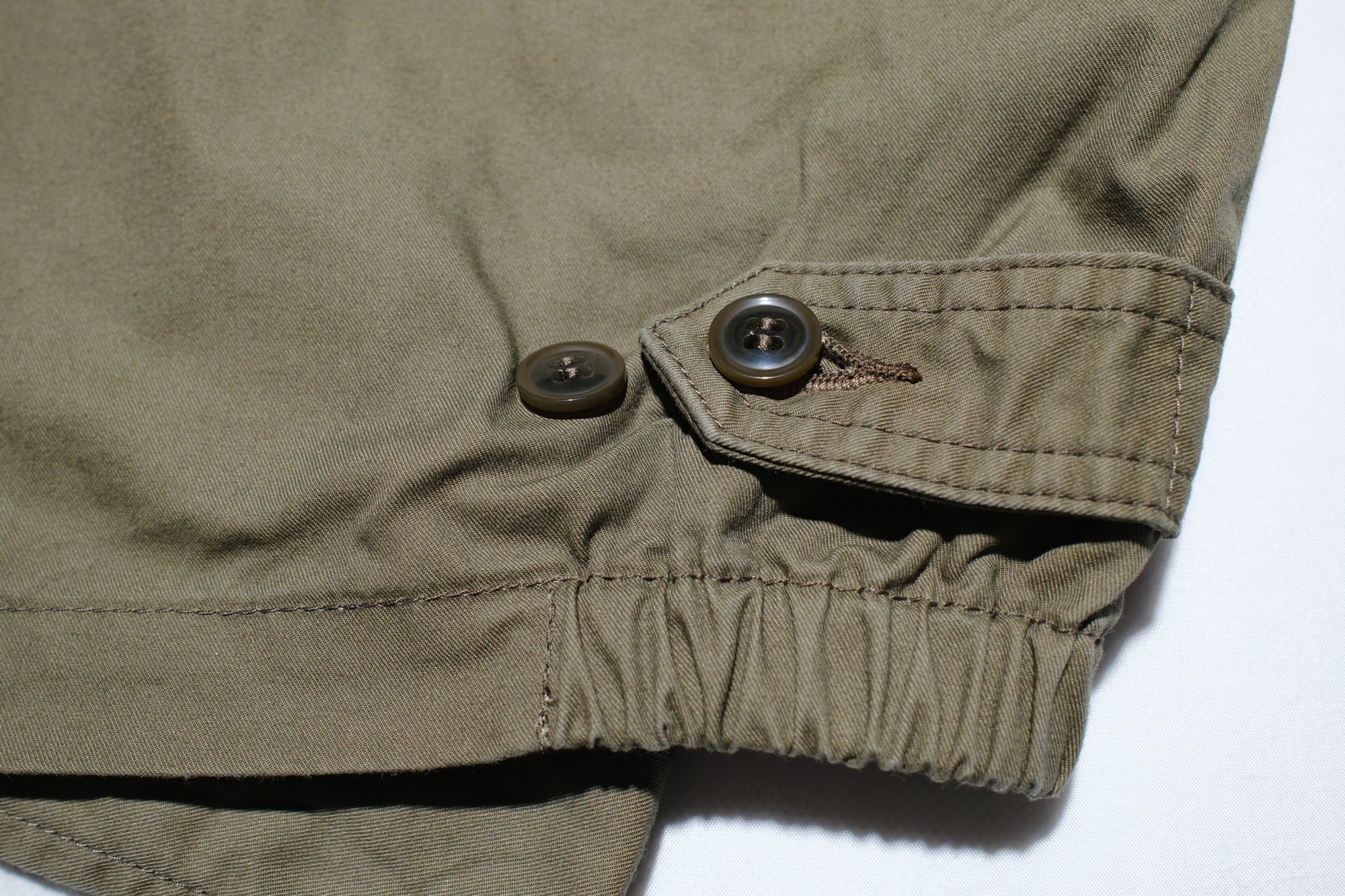 Iron Heart “All-Season” Cotton Serge Drizzler Jacket (OD Green)