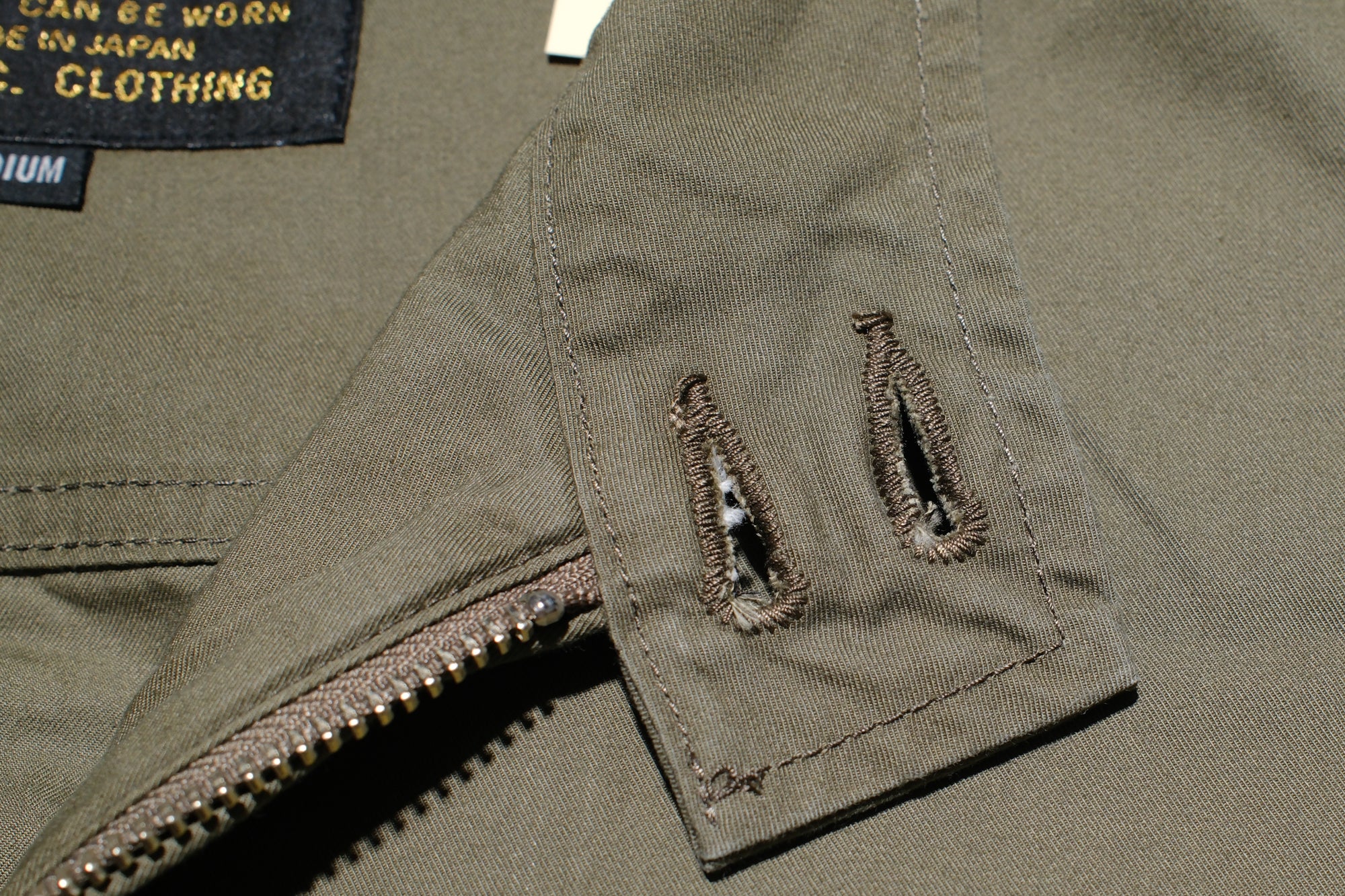 Iron Heart “All-Season” Cotton Serge Drizzler Jacket (OD Green)