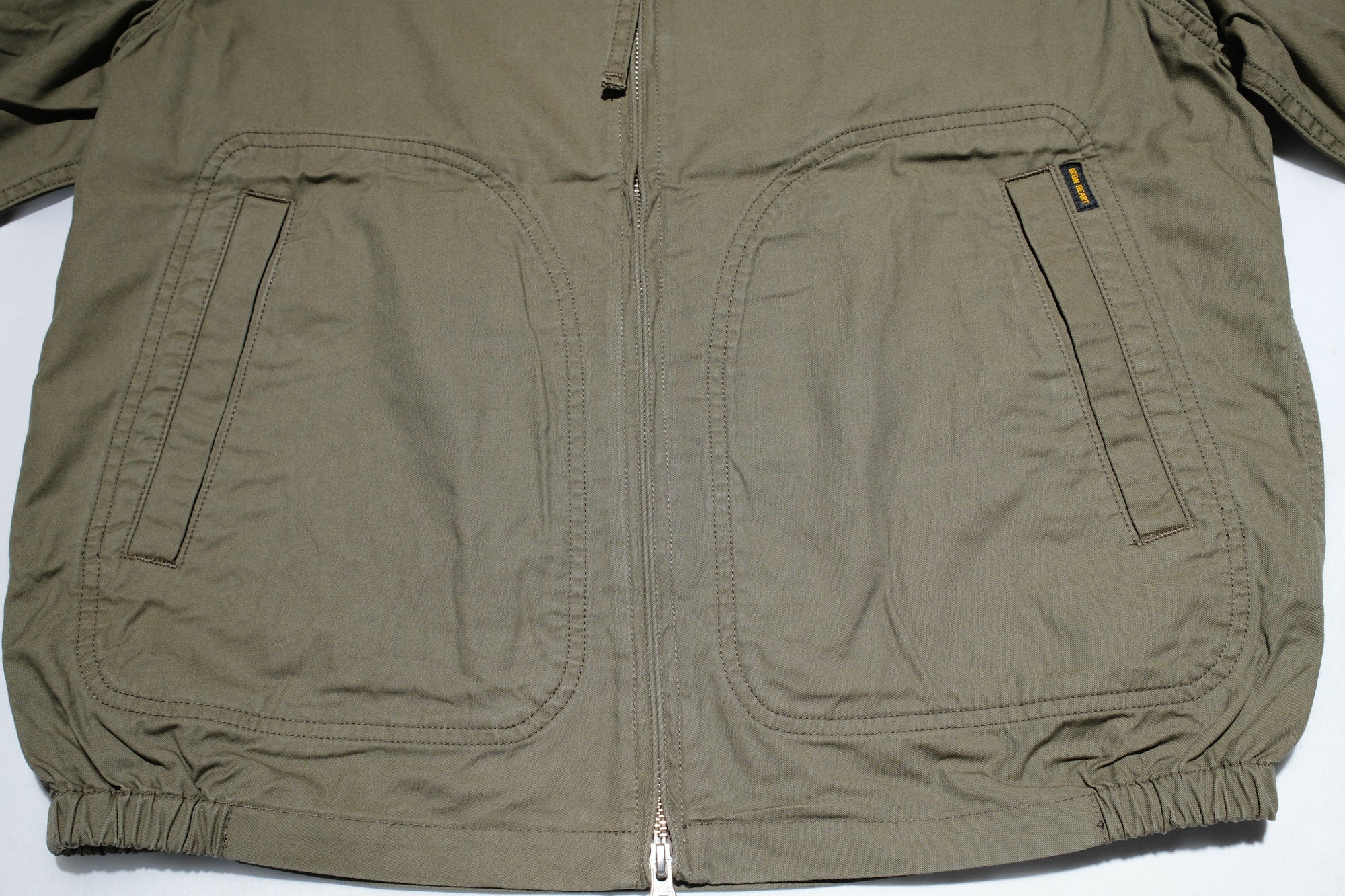 Iron Heart “All-Season” Cotton Serge Drizzler Jacket (OD Green)