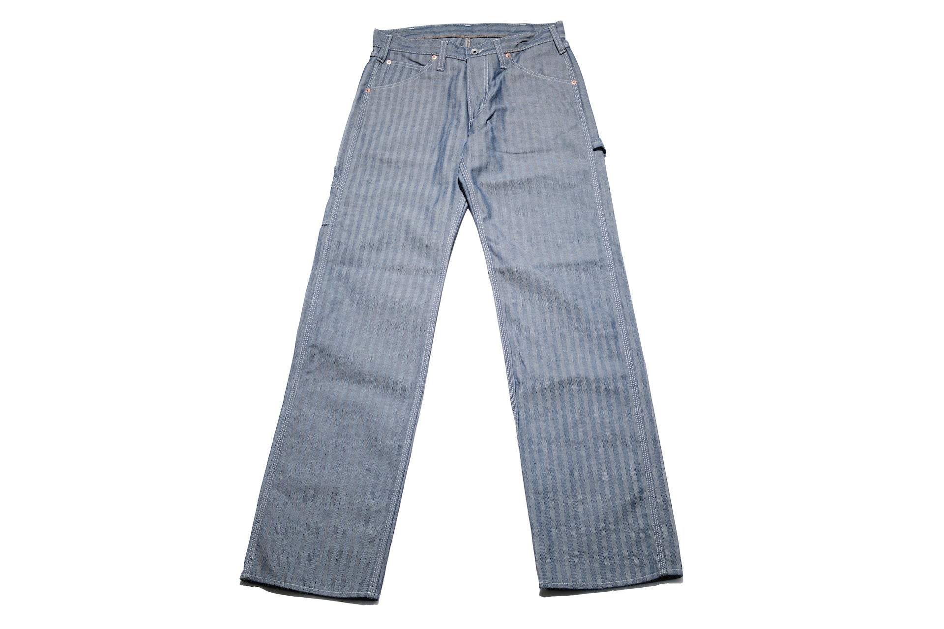 Iron Heart 10.5oz Herringbone Twill Painter Pants (Indigo)