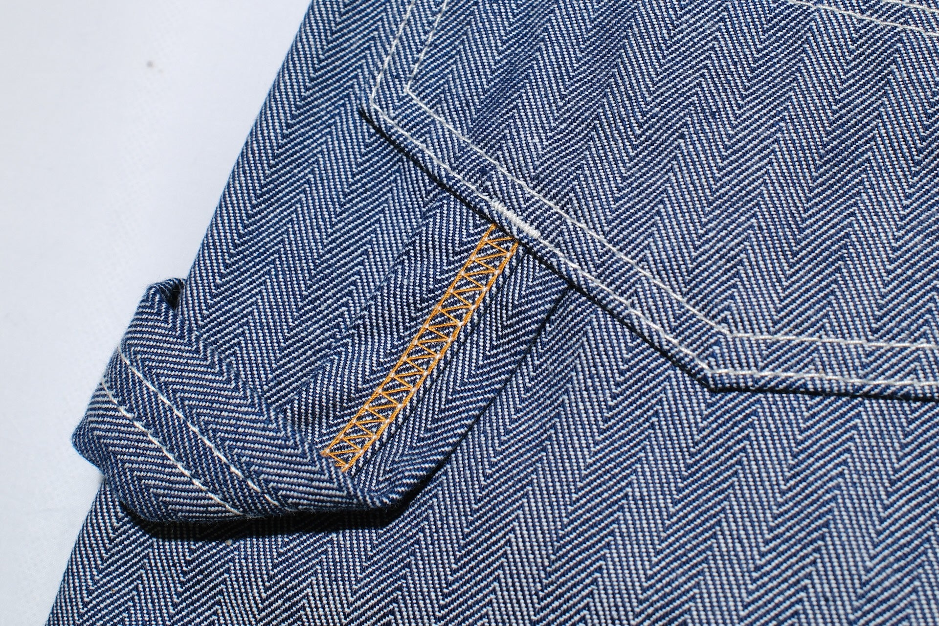 Iron Heart 10.5oz Herringbone Twill Painter Pants (Indigo)