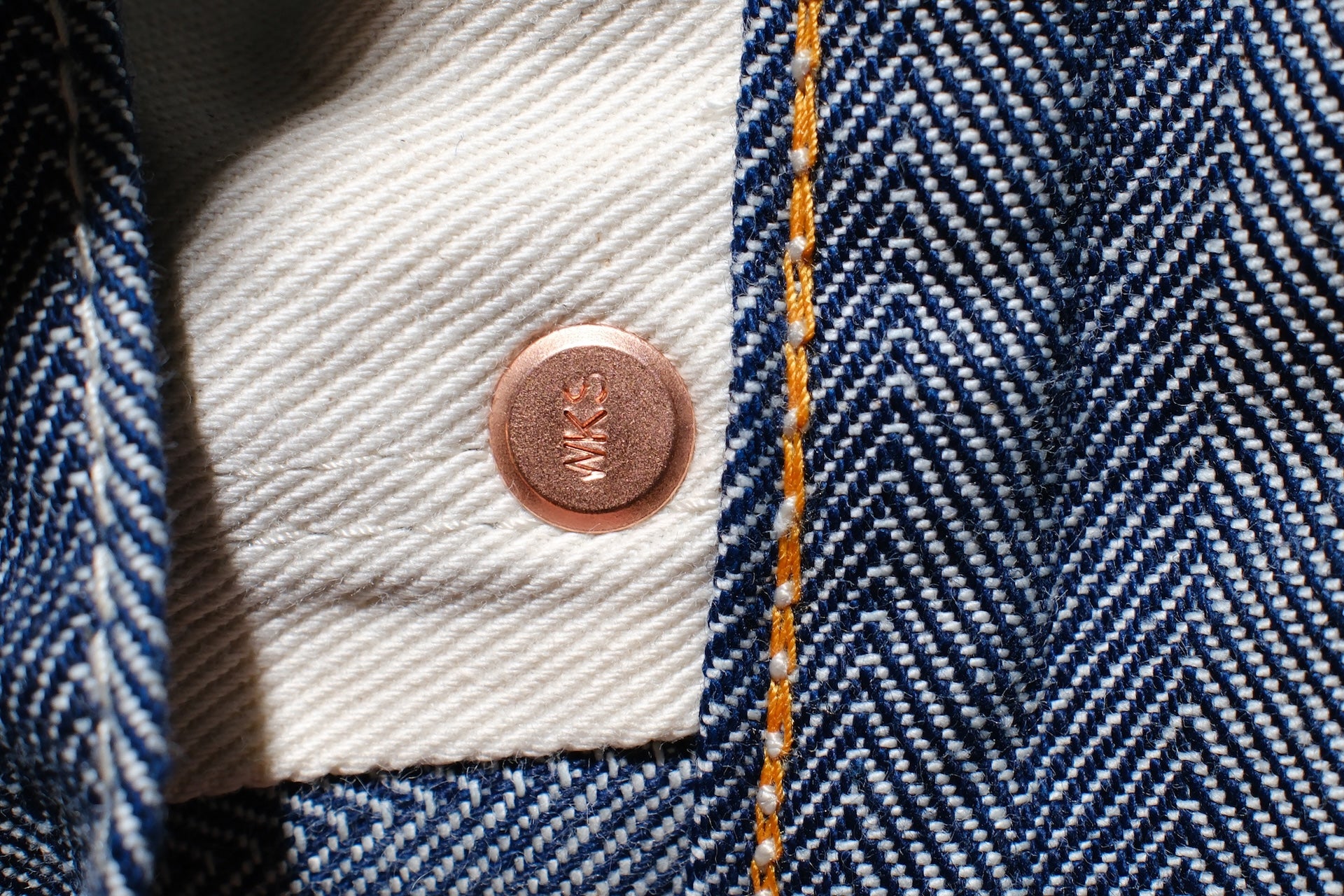 Iron Heart 10.5oz Herringbone Twill Painter Pants (Indigo)