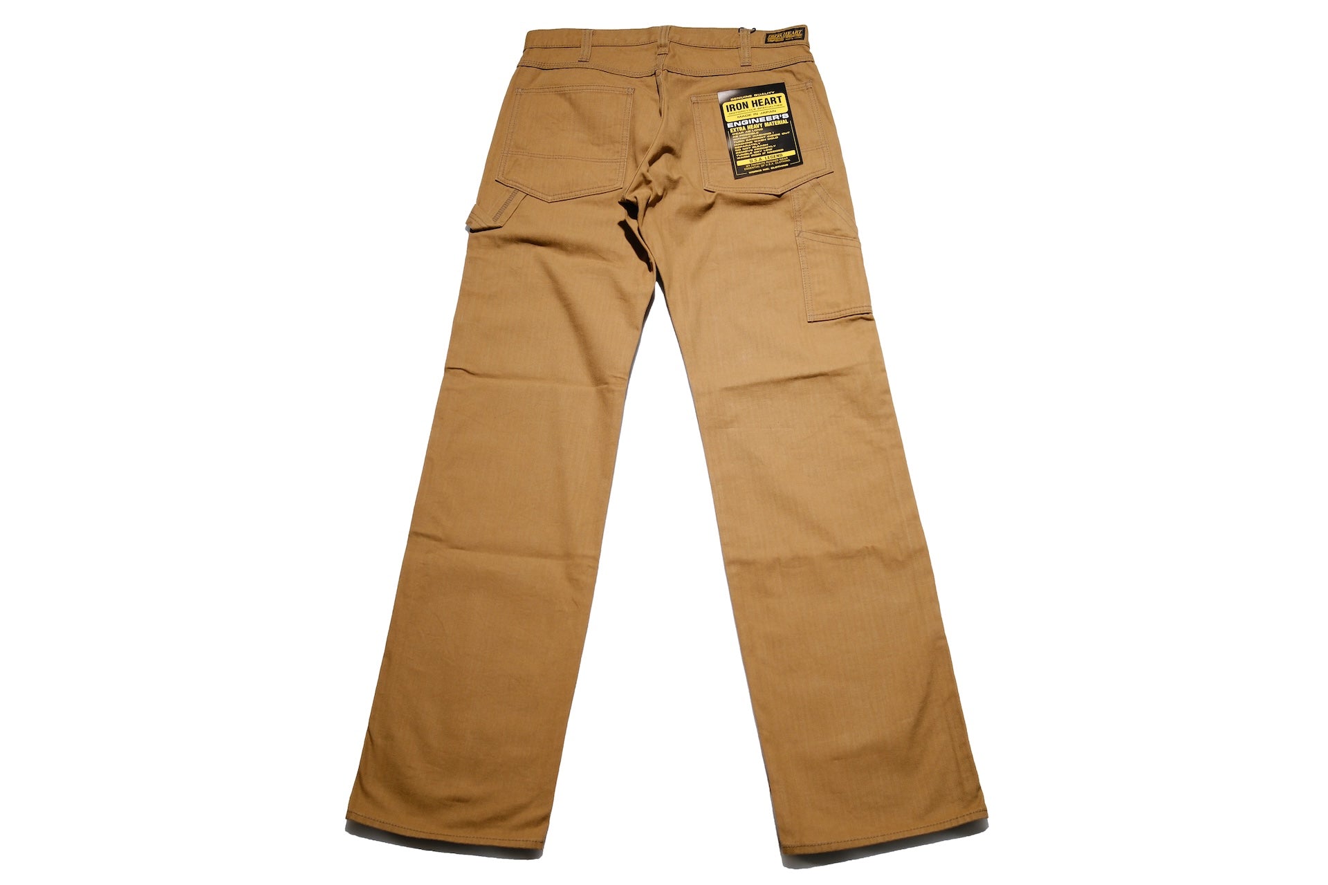 Iron Heart 10oz Herringbone Twill Painter Pants (Brown)