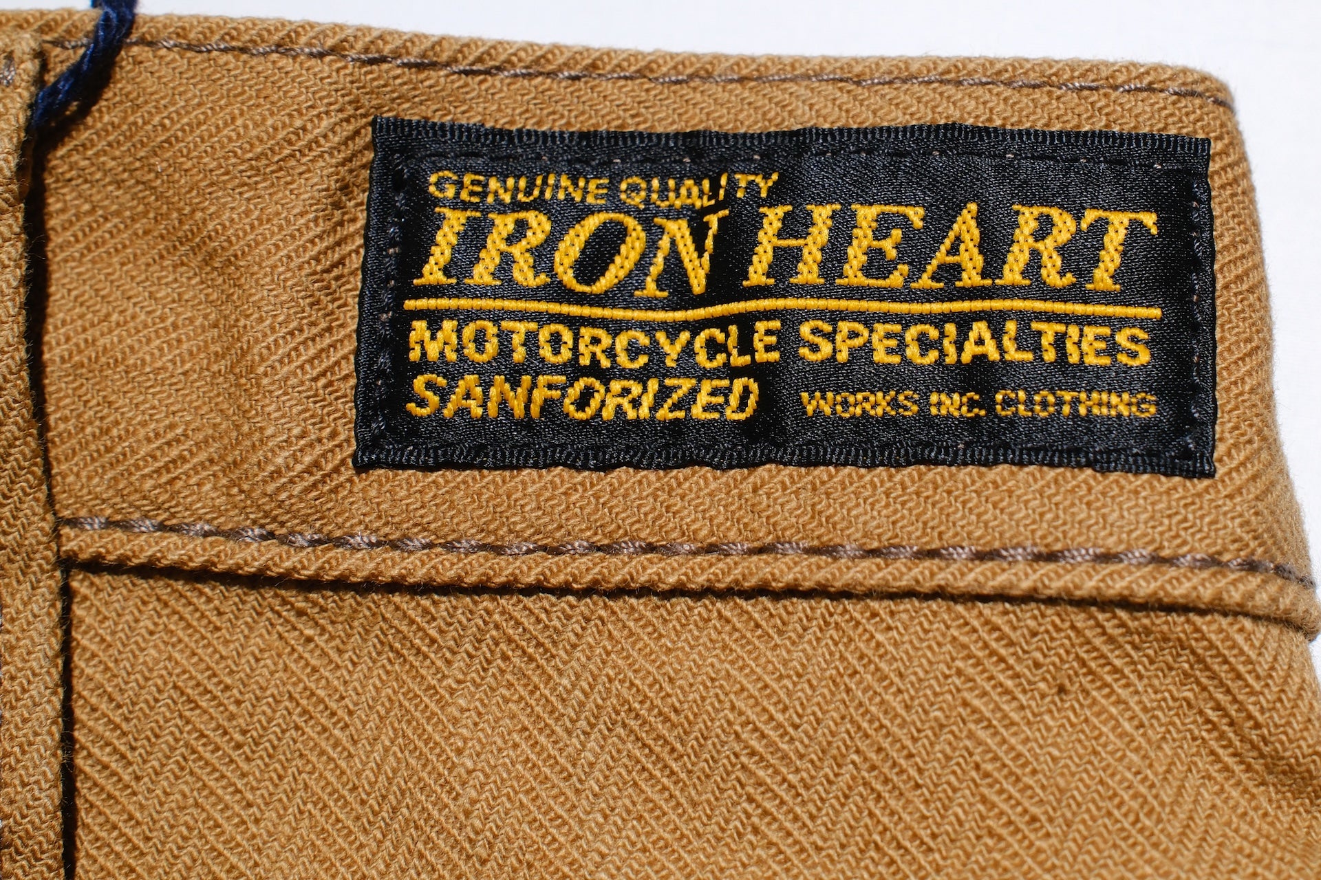 Iron Heart 10oz Herringbone Twill Painter Pants (Brown)