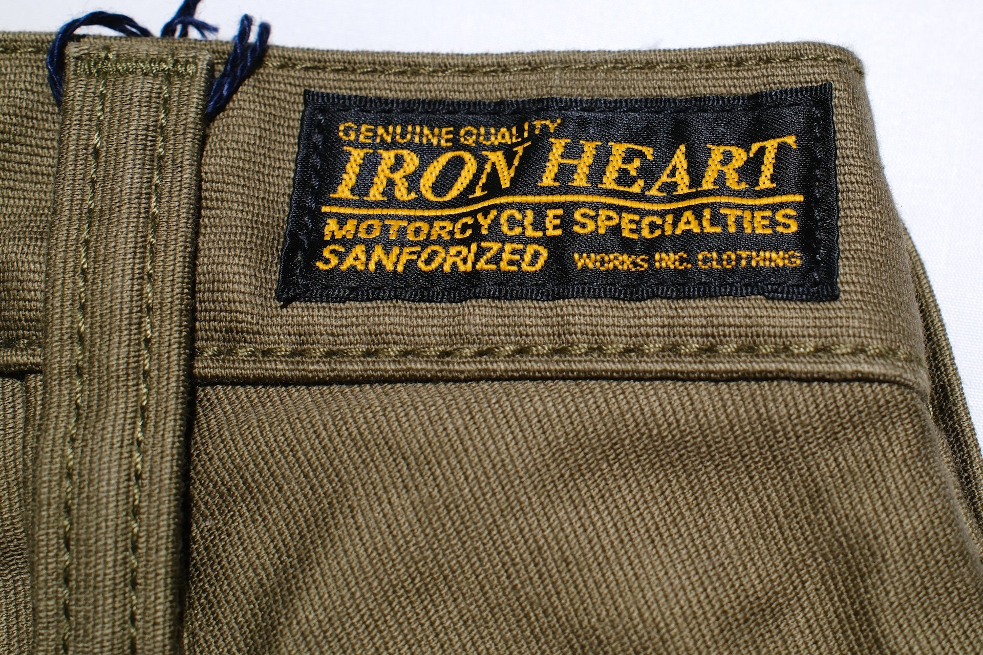 Iron Heart 11oz Cotton Whipcord Work Pants (Army Green)