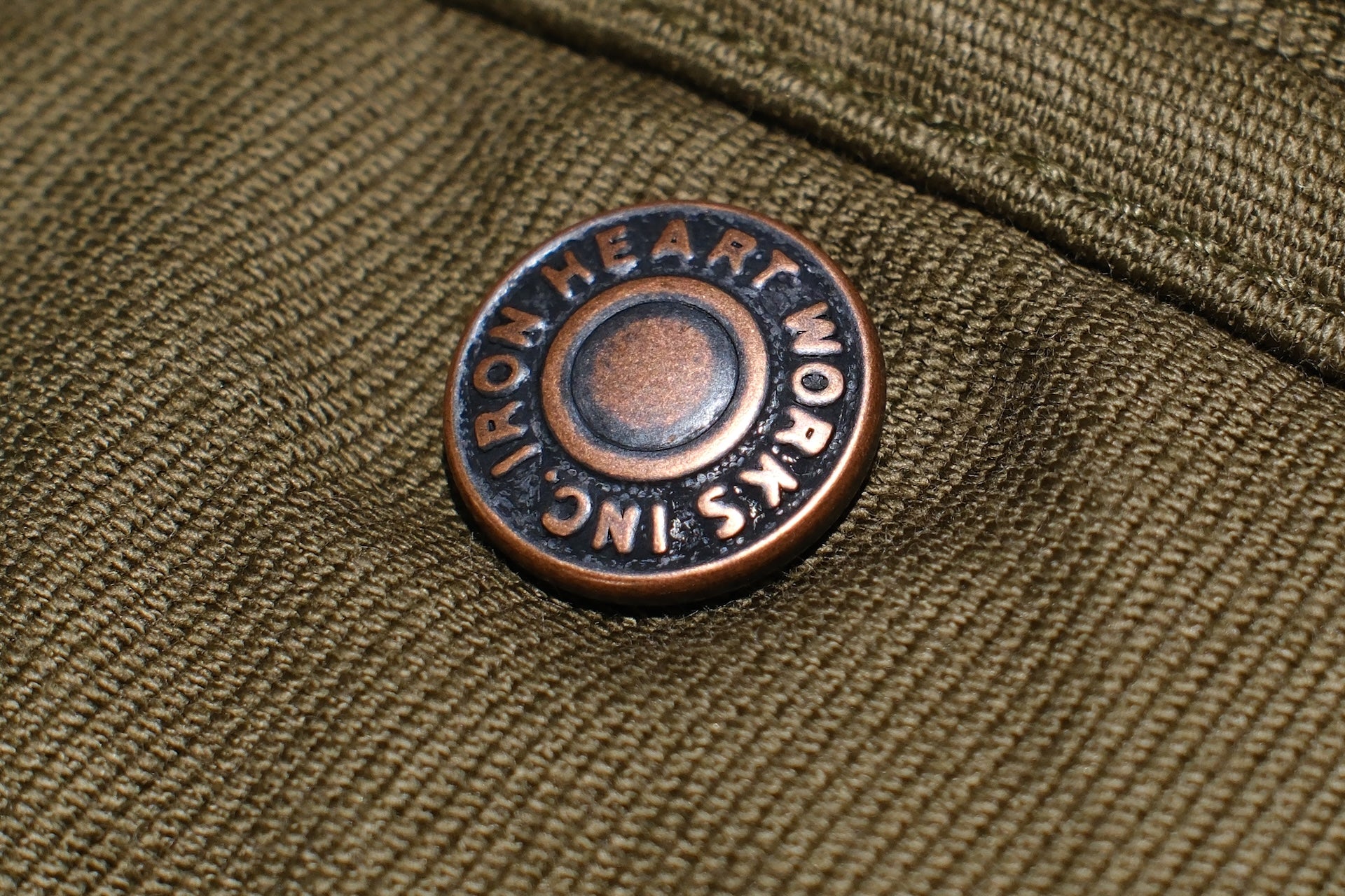 Iron Heart 11oz Cotton Whipcord Work Pants (Army Green)