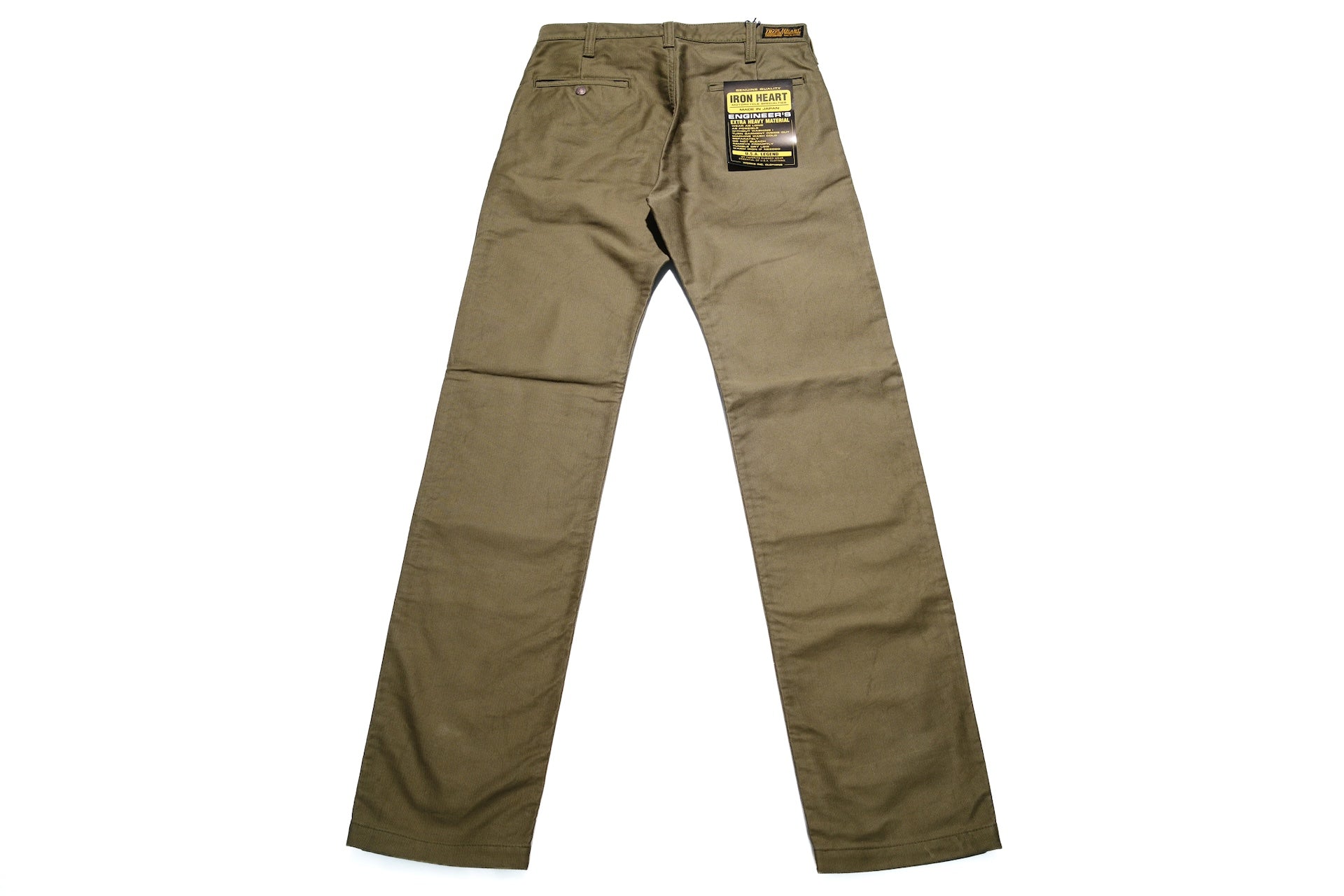 Iron Heart 11oz Cotton Whipcord Work Pants (Army Green)