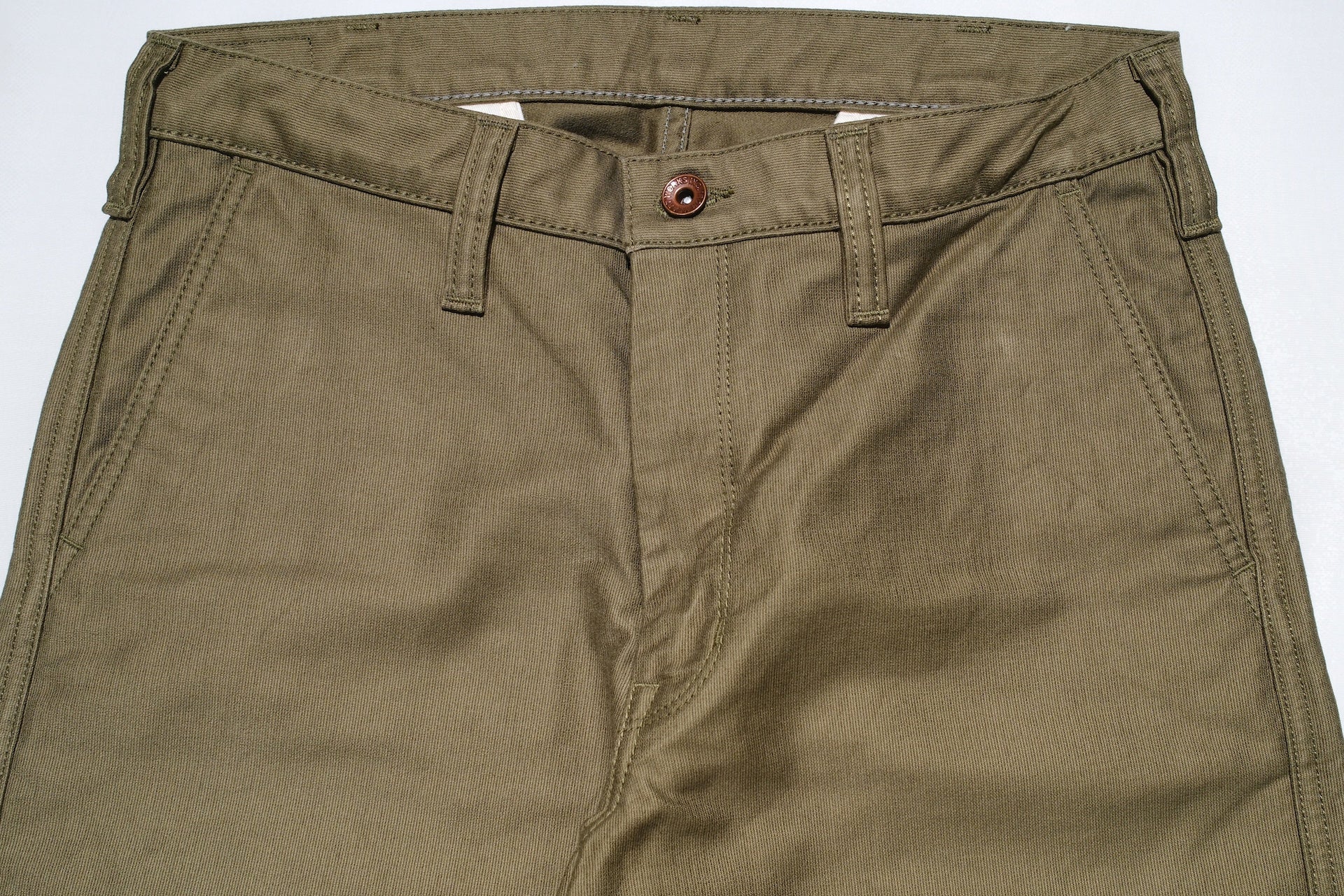 Iron Heart 11oz Cotton Whipcord Work Pants (Army Green)