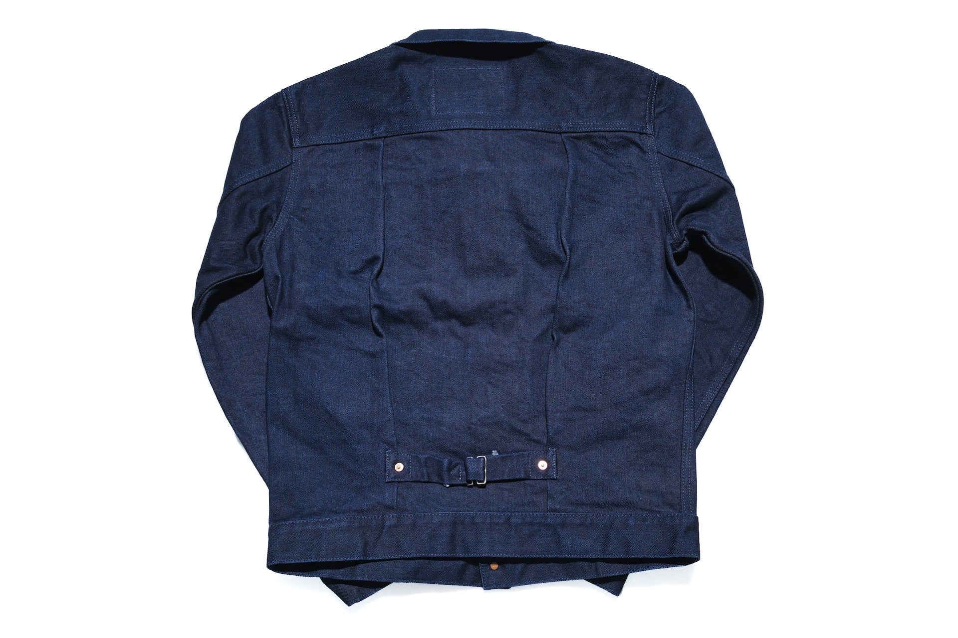 Iron Heart 19oz “Foggy Indigo” Type 1 Denim Jacket (Indigo X Grey)