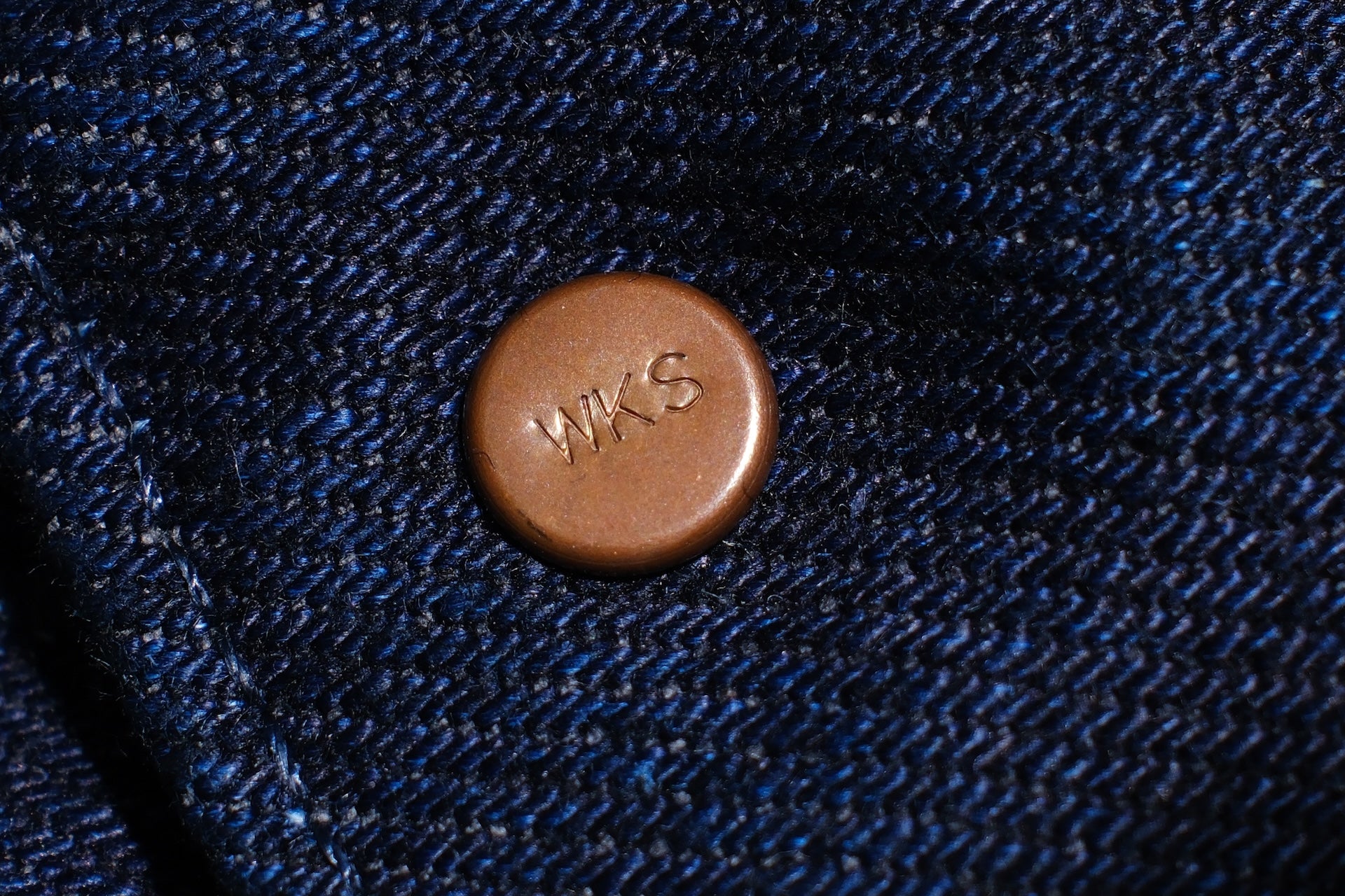 Iron Heart 19oz “Foggy Indigo” Type 1 Denim Jacket (Indigo X Grey)