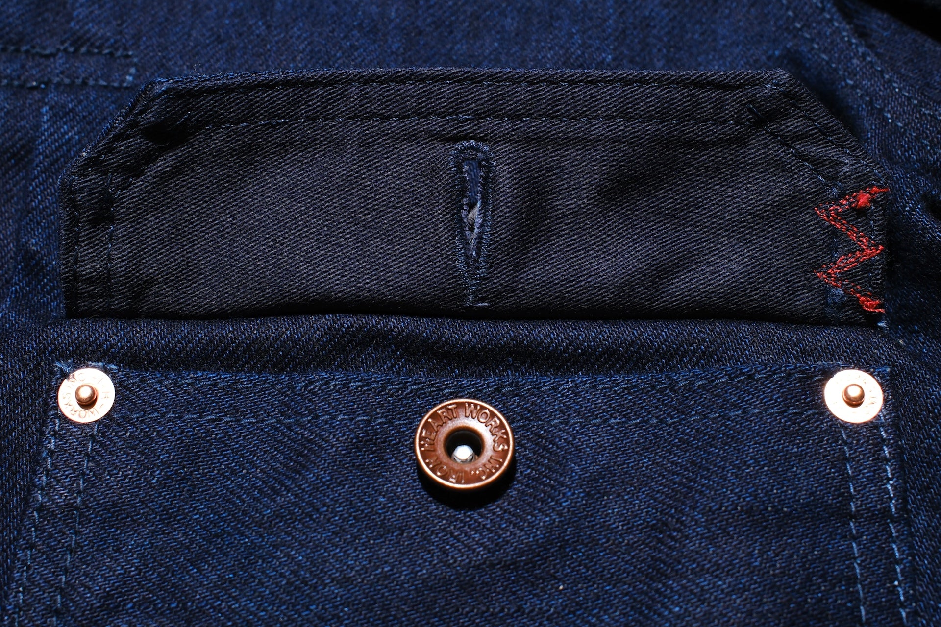 Iron Heart 19oz “Foggy Indigo” Type 1 Denim Jacket (Indigo X Grey)