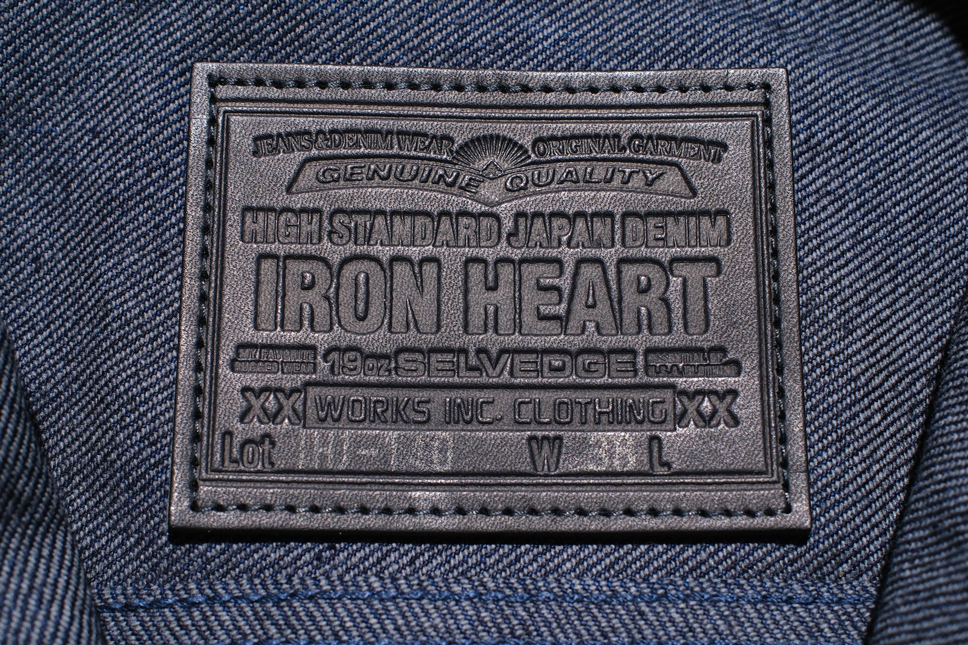 Iron Heart 19oz “Foggy Indigo” Type 1 Denim Jacket (Indigo X Grey)
