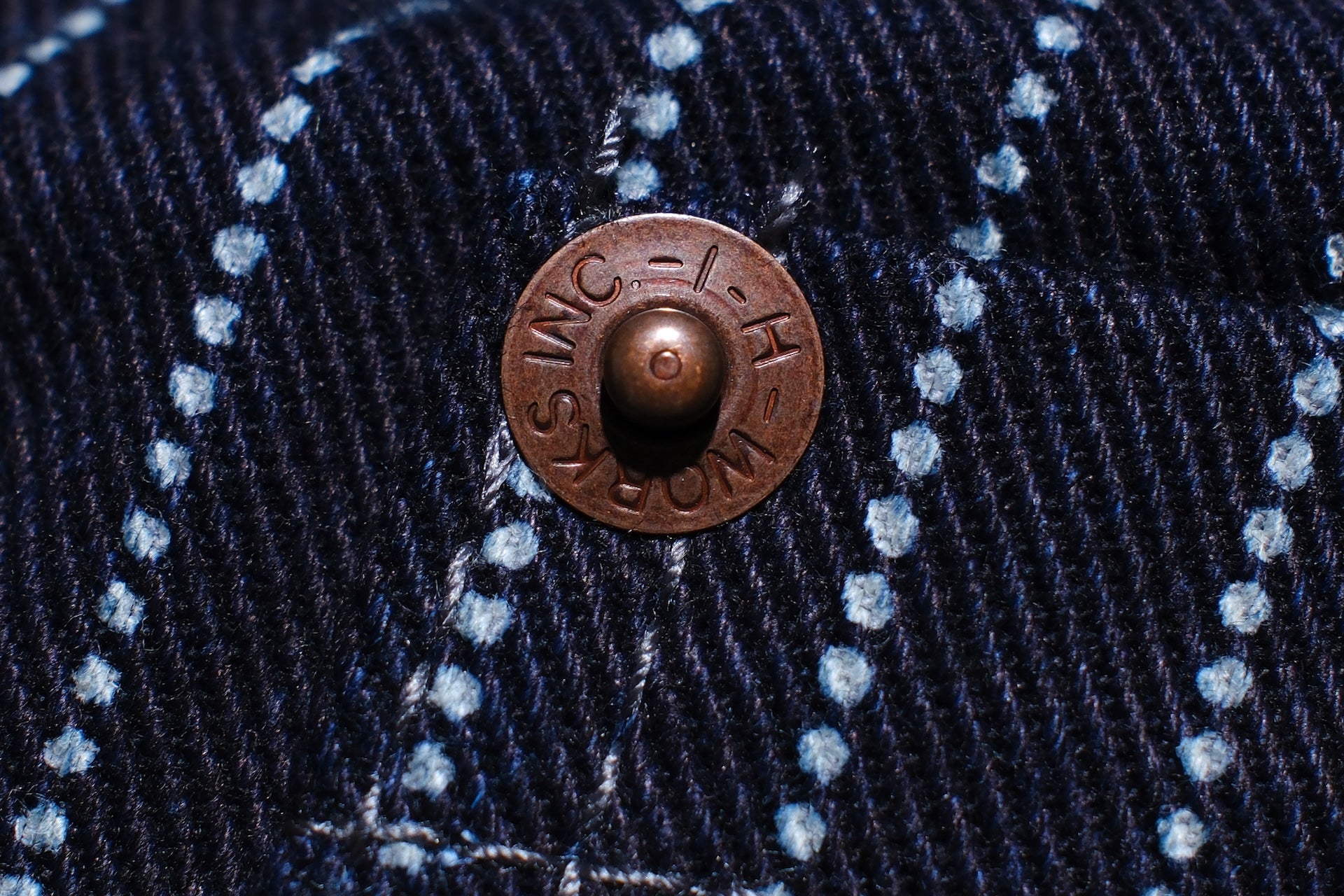 Iron Heart 12oz Wabash Vest (Indigo)