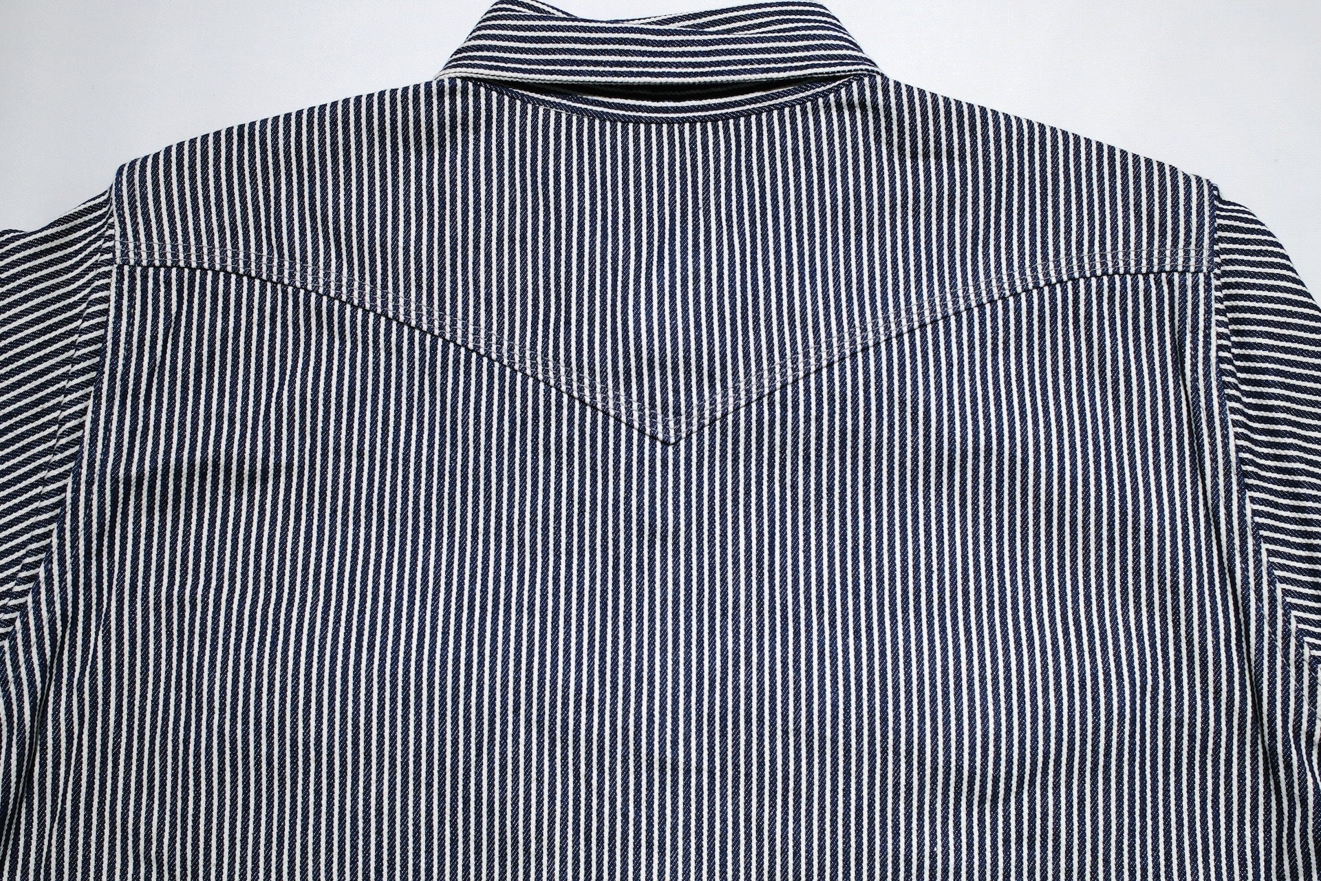 Iron Heart 12oz Indigo Hickory Western Shirt