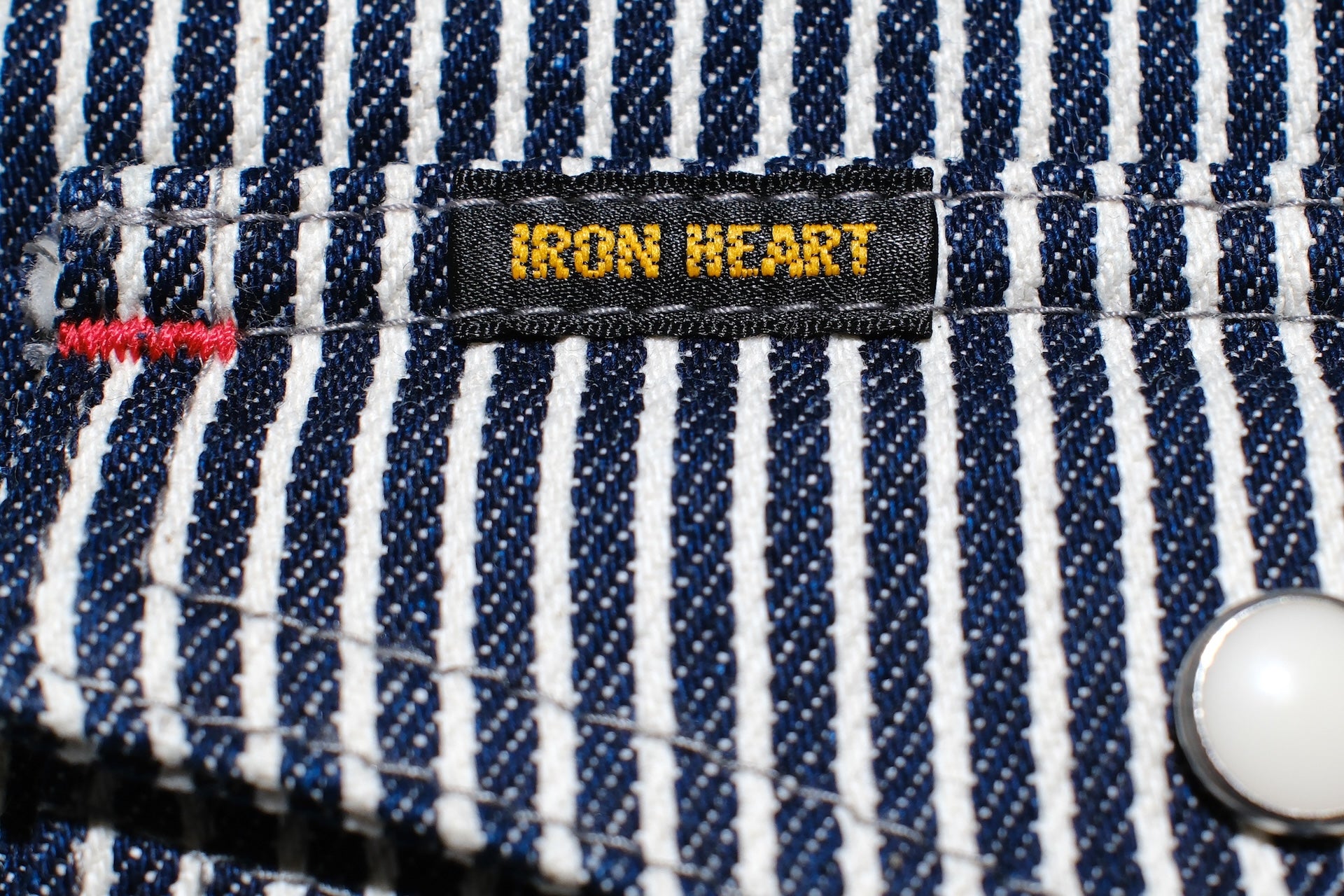Iron Heart 12oz Indigo Hickory Western Shirt