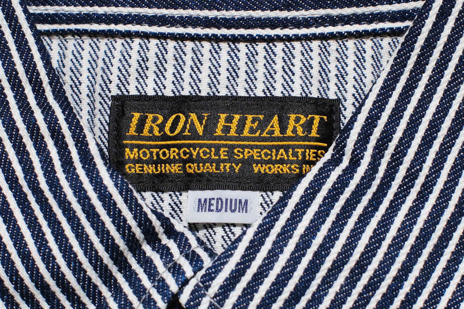 Iron Heart 12oz Indigo Hickory Western Shirt