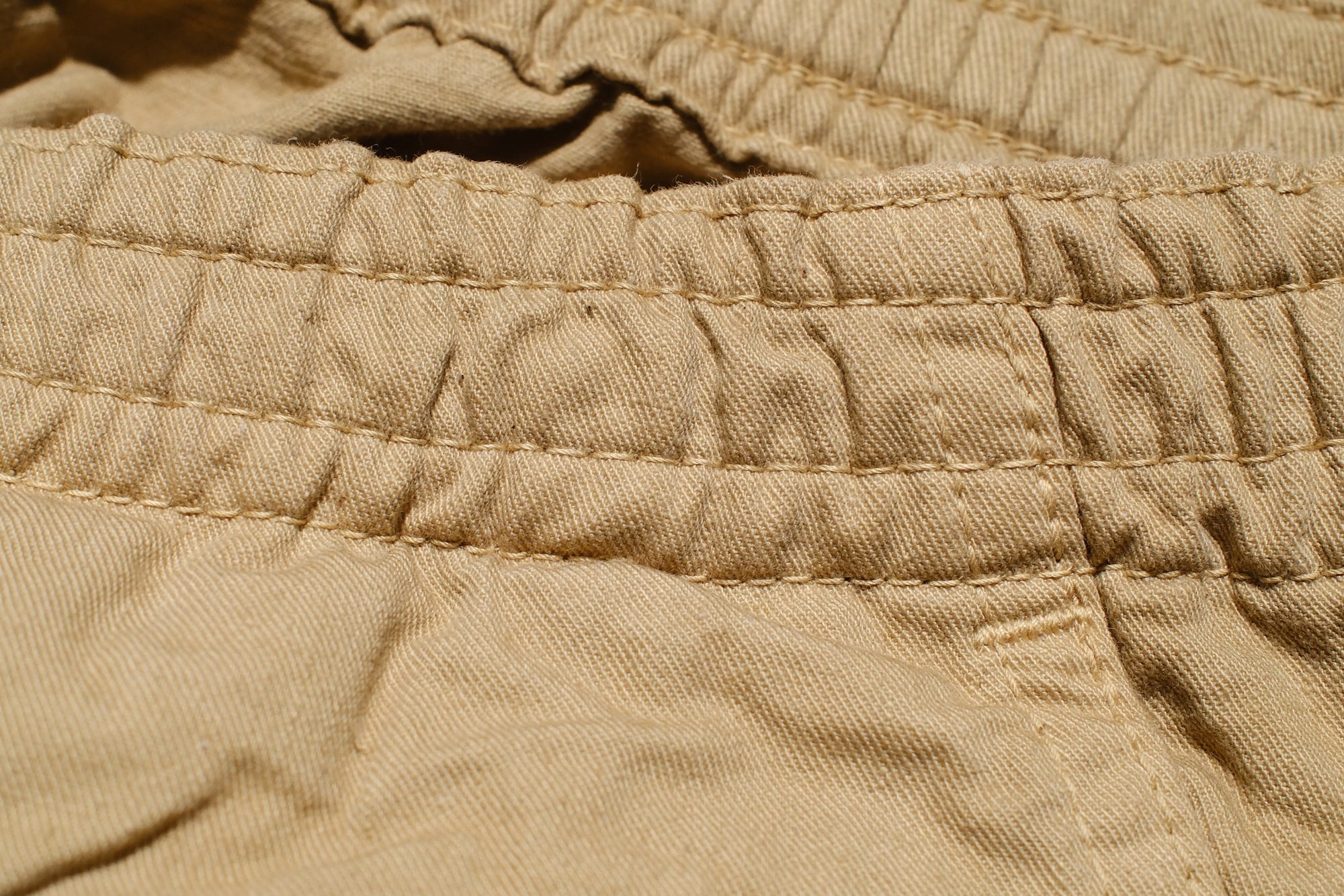 Iron Heart Lightweight “Summertime” Cotton Twill Easy Shorts (Khaki)