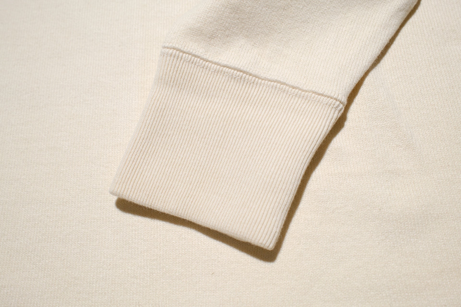 Iron Heart 11oz Cotton Knit L/S Crew Neck Sweater (Cream)