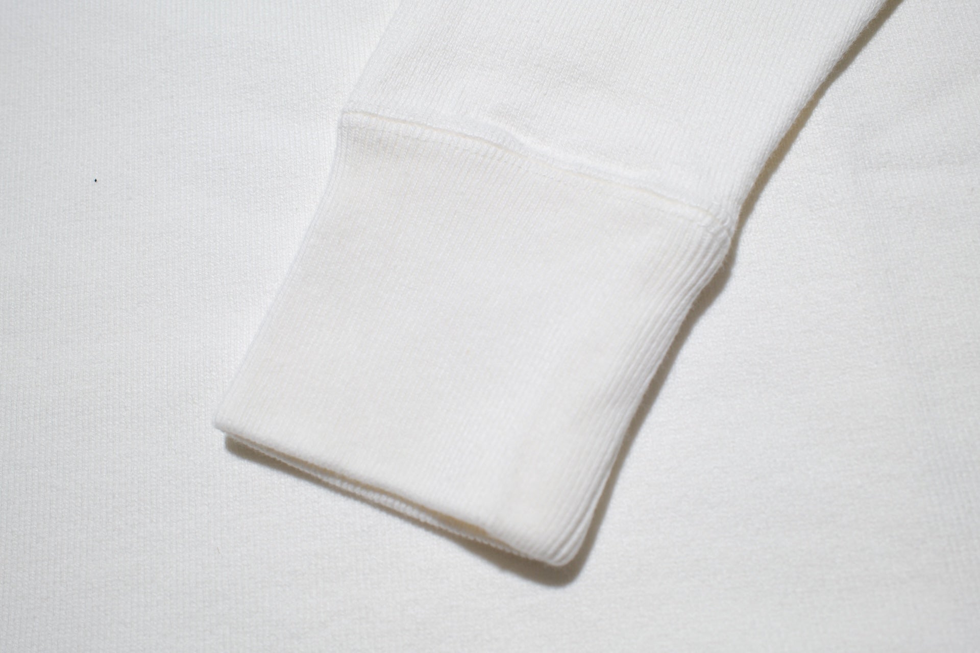 Iron Heart 11oz Cotton Knit L/S Crew Neck Sweater (White)