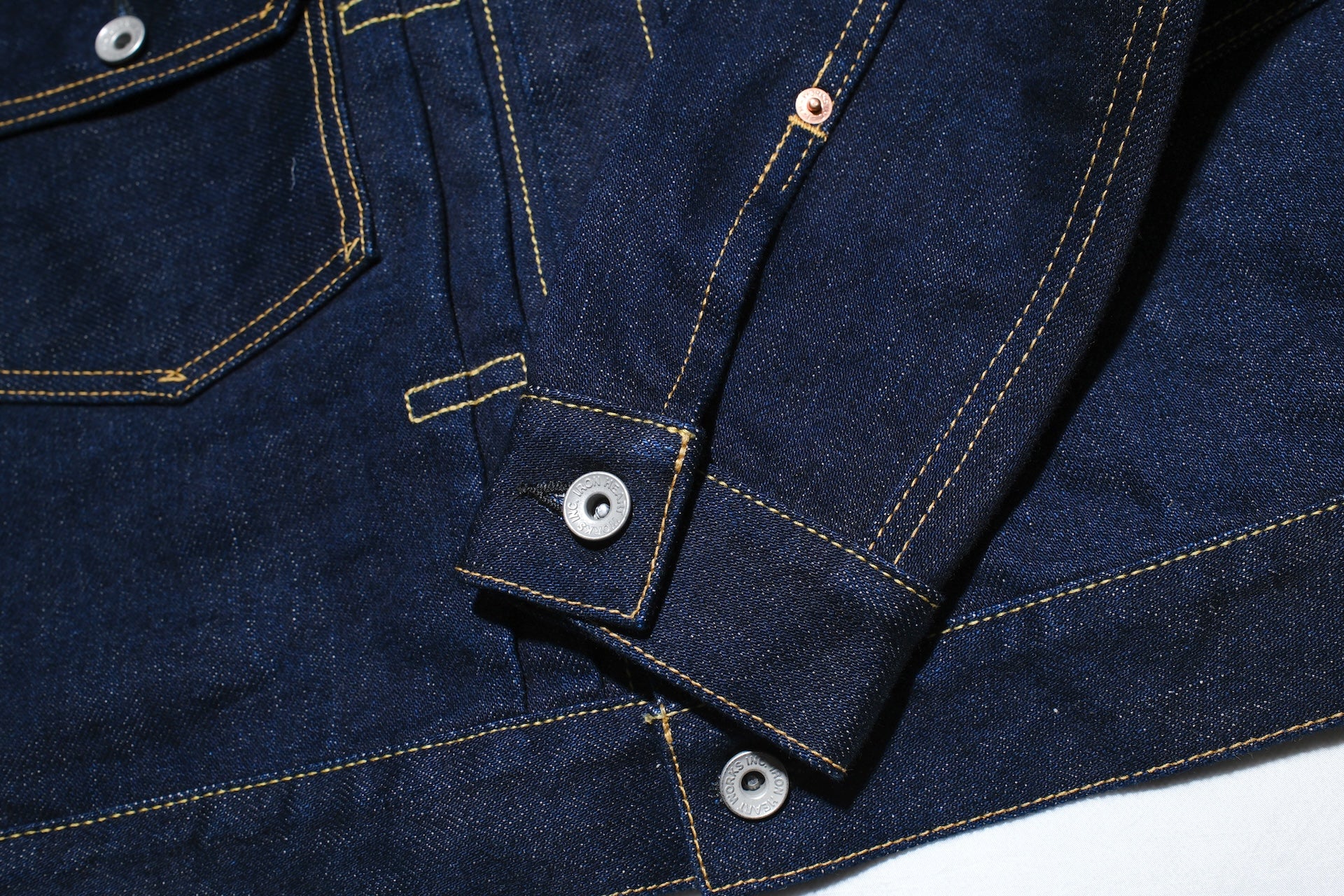Iron Heart 19oz Indigo Dyed Modified Type 2 Denim Jacket
