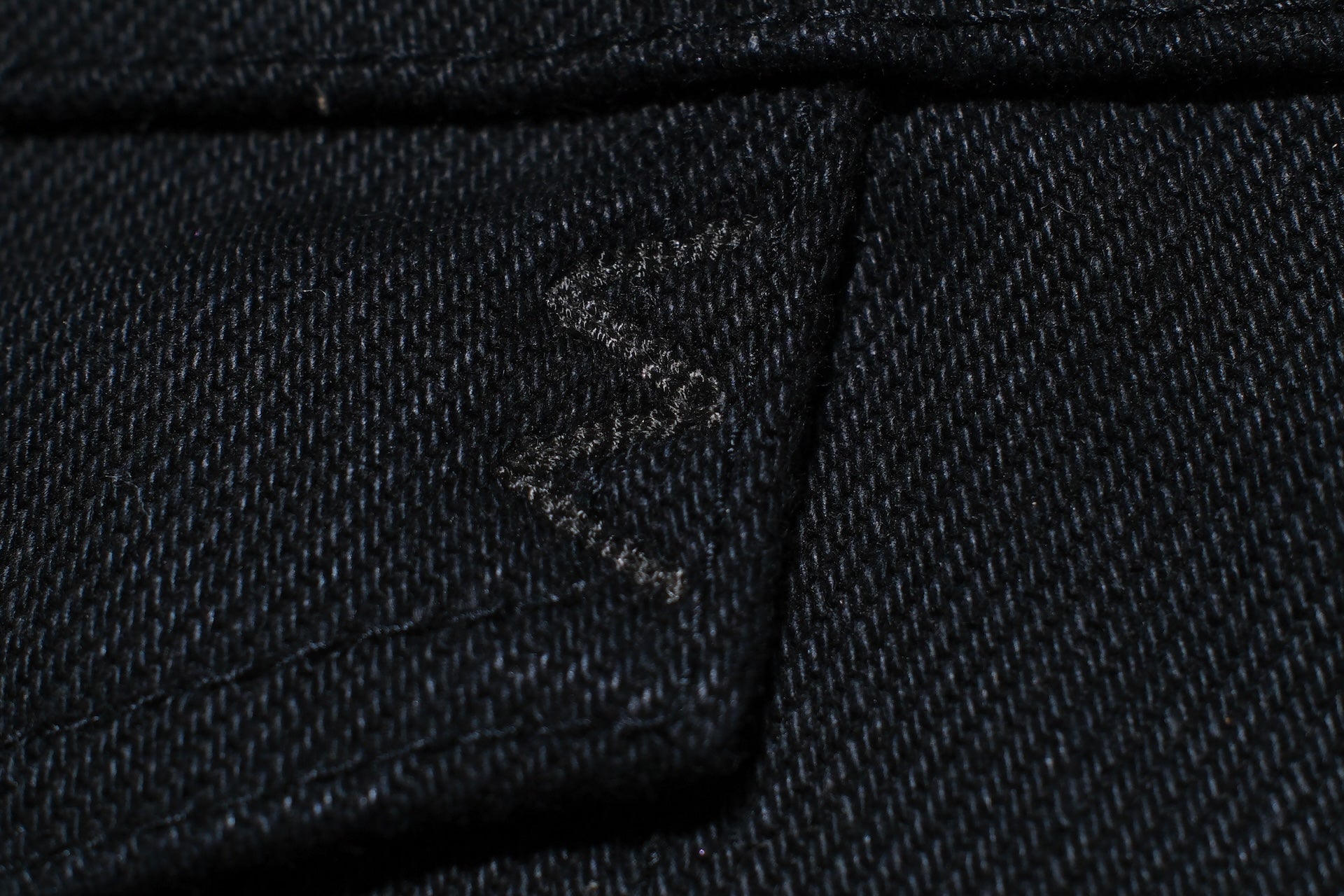 Iron Heart 21oz Selvage Denim Modified Biker Vest (Super Black)