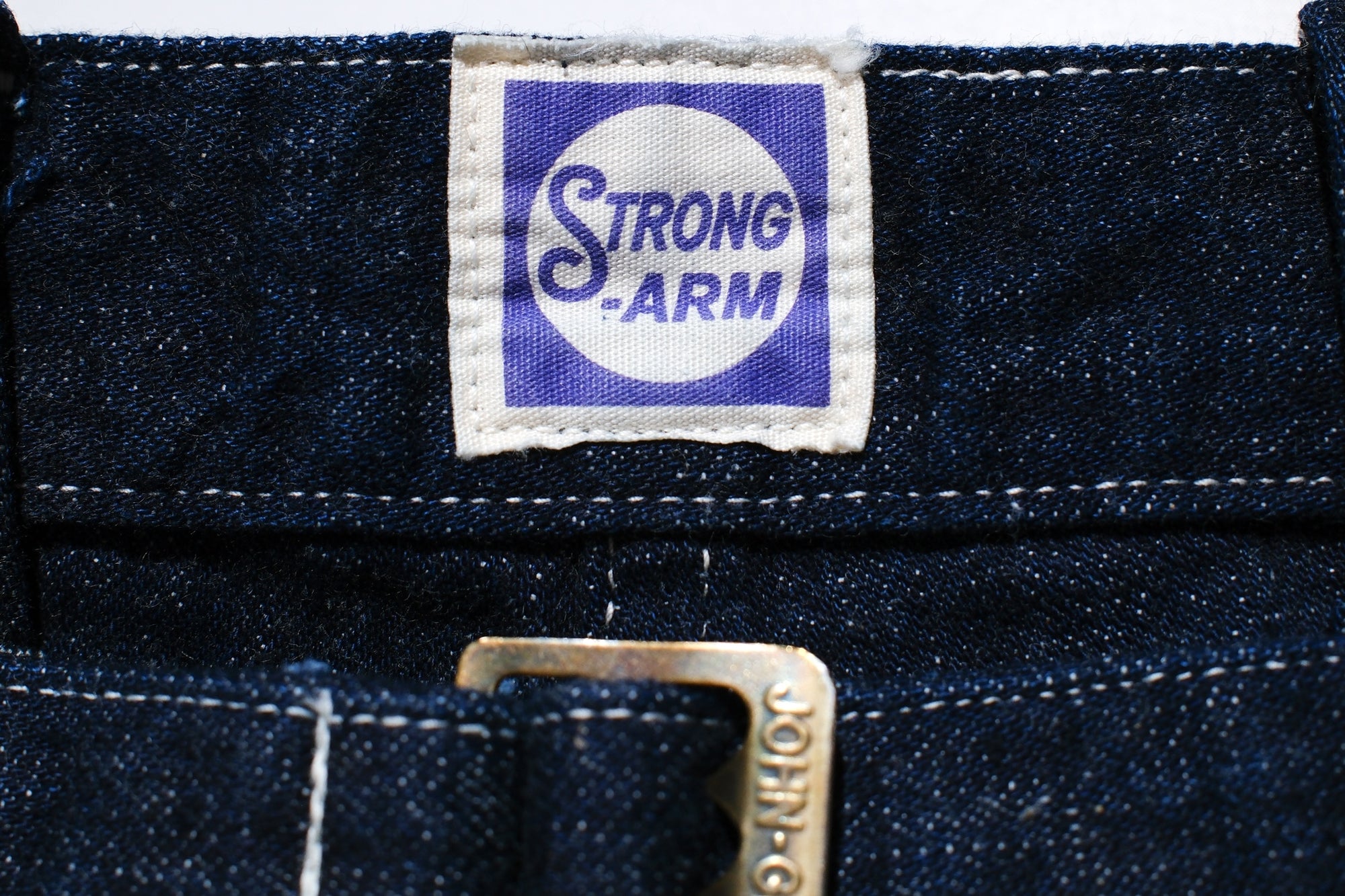 John Gluckow X Warehouse Co. 10oz Indigo Dyed Denim “Ironworkers” Trousers
