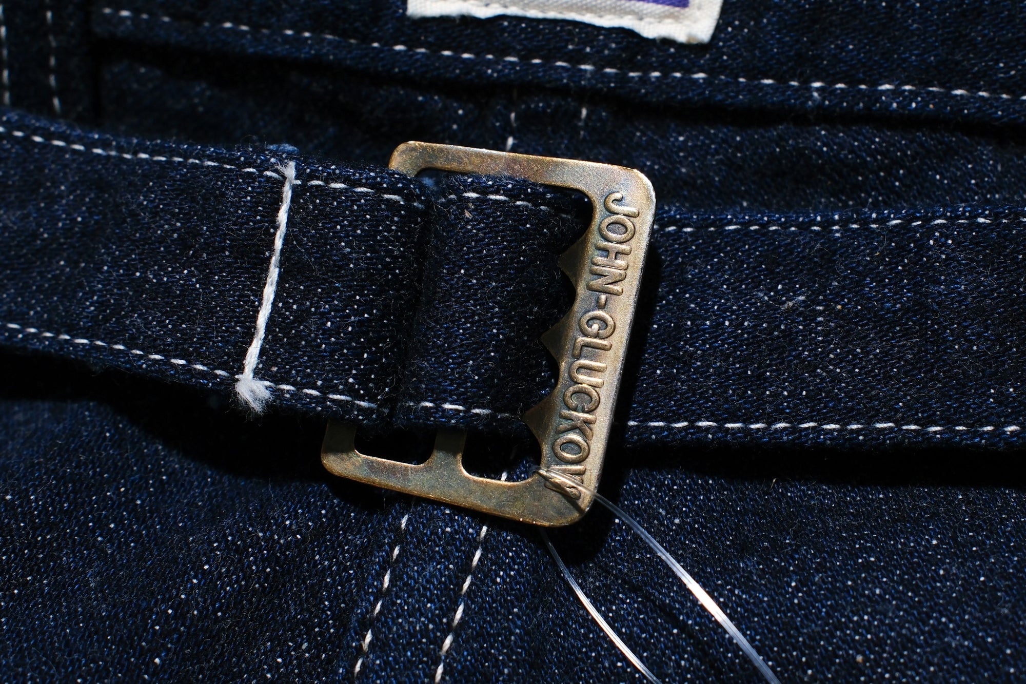 John Gluckow X Warehouse Co. 10oz Indigo Dyed Denim “Ironworkers” Trousers