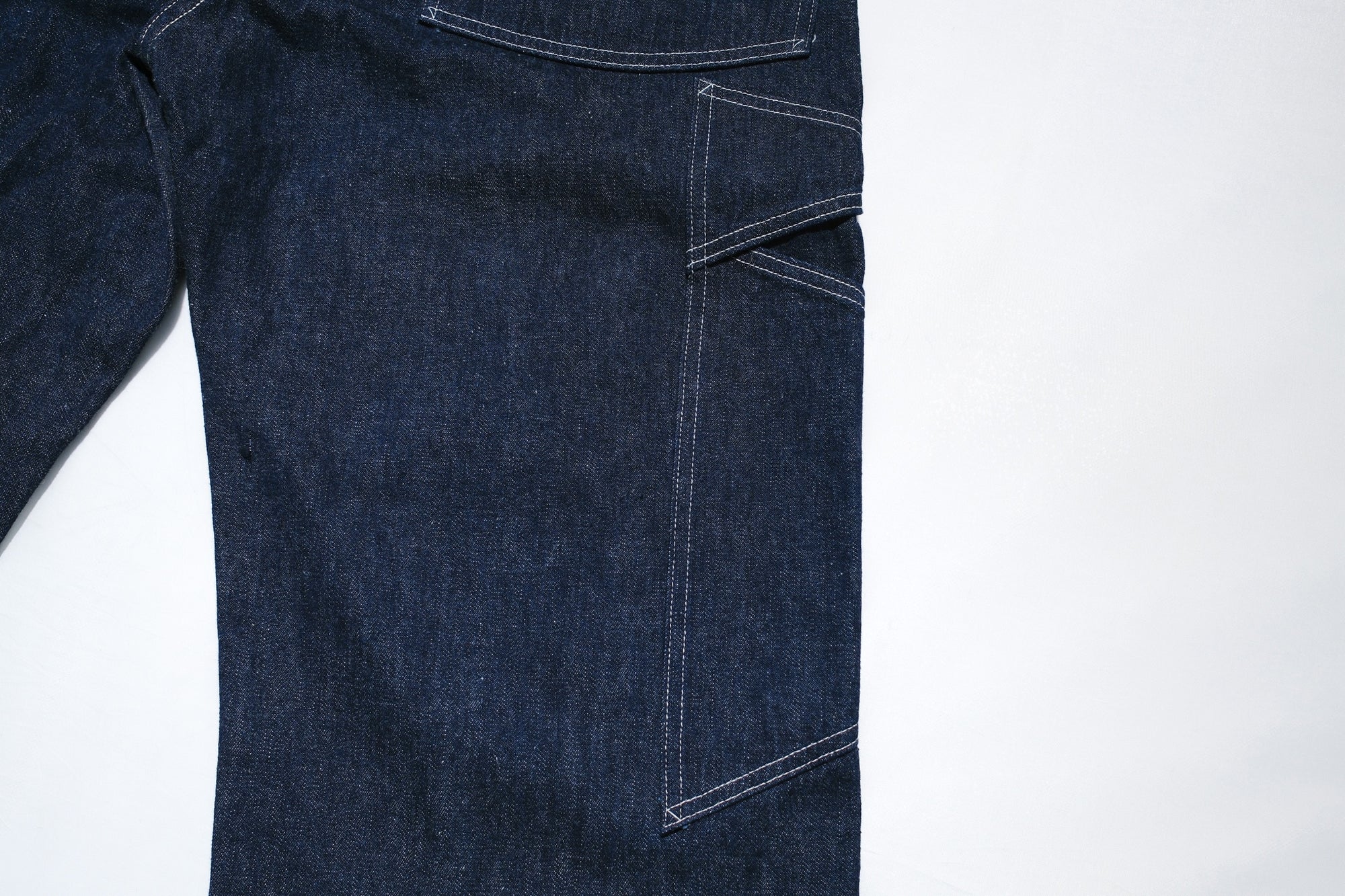John Gluckow X Warehouse Co. 10oz Indigo Dyed Denim “Ironworkers” Trousers